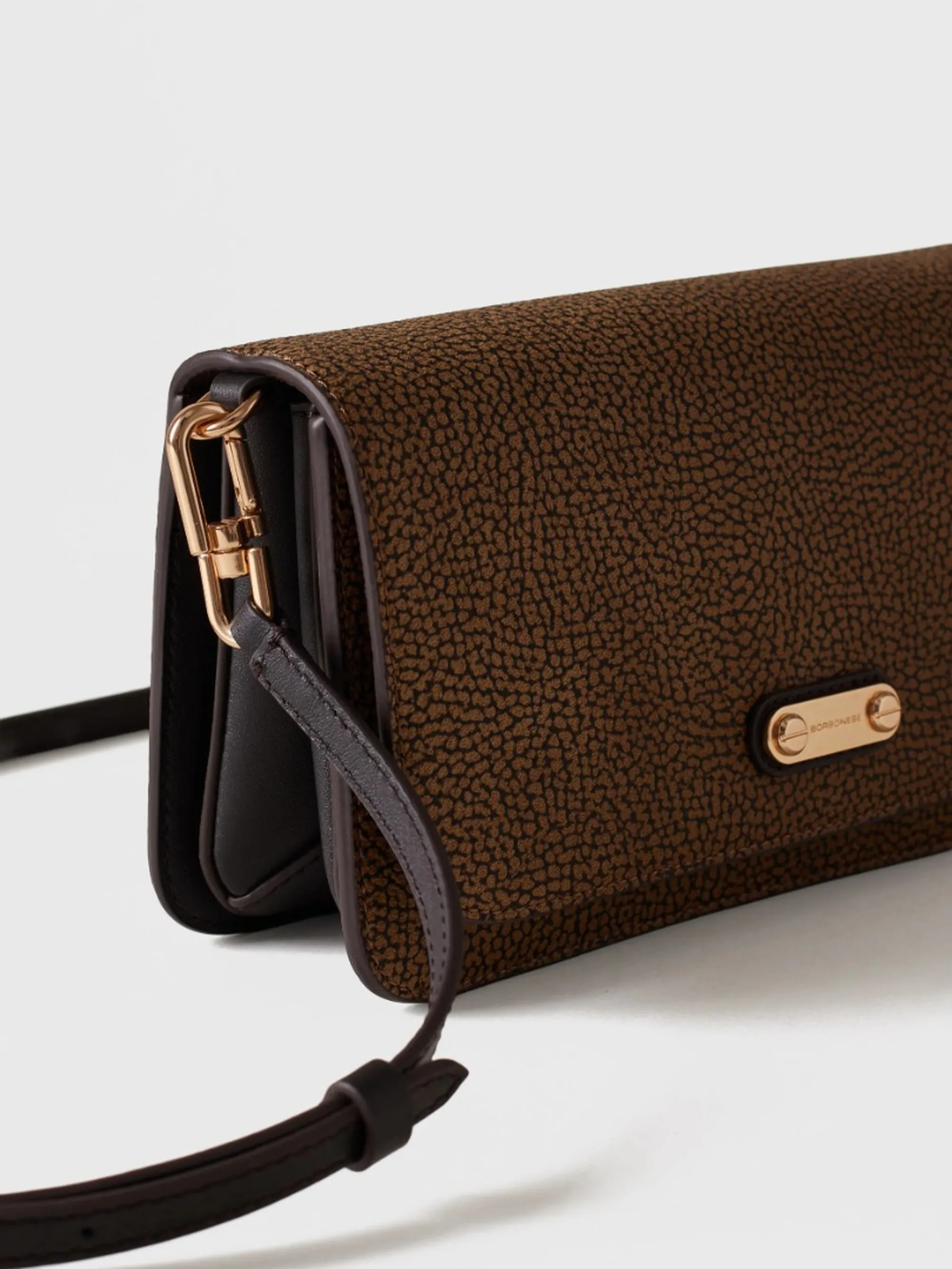 Borbonese B'Small Shoulder Bag' Natural 910103610098306 188888