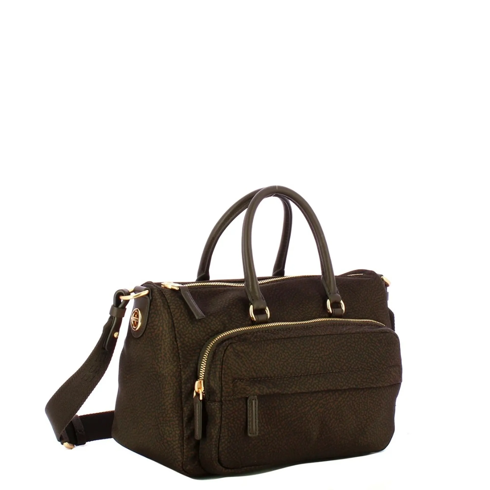 Borbonese B'B Club Medium Top Handle Bag' Chocolate 91010346X95219 186533