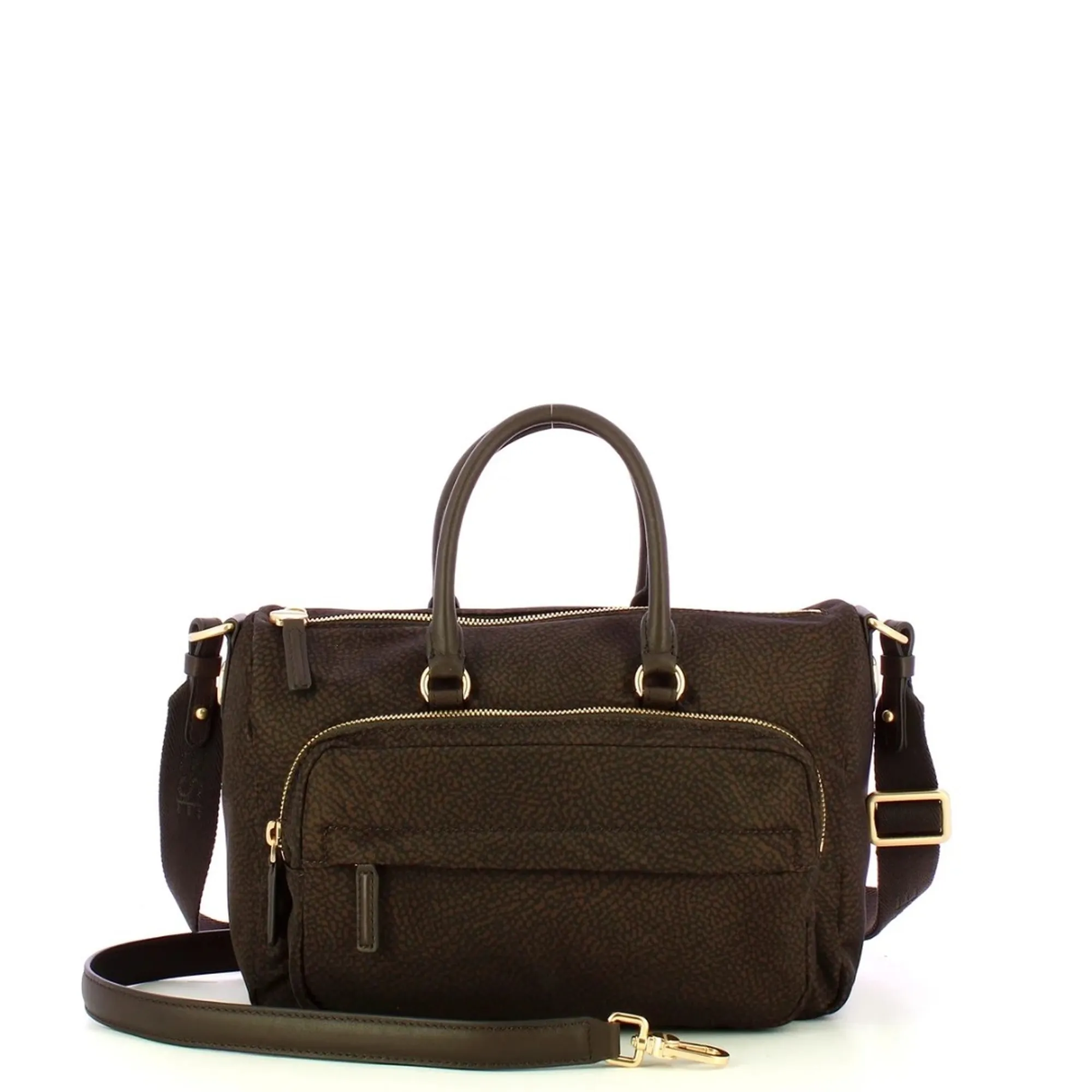 Borbonese B'B Club Medium Top Handle Bag' Chocolate 91010346X95219 186535