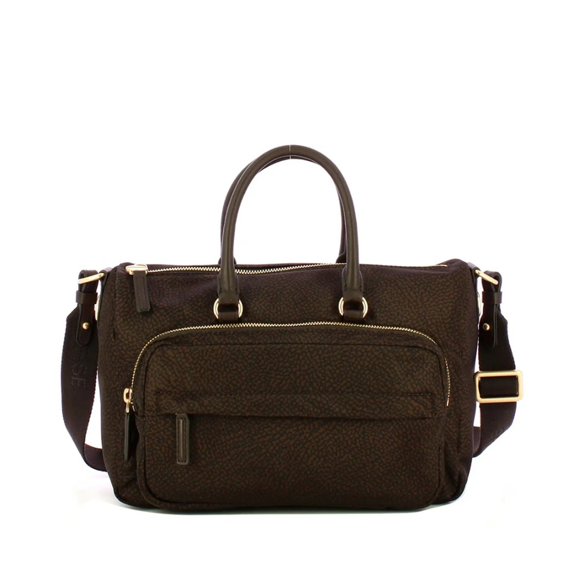 Borbonese B'B Club Medium Top Handle Bag' Chocolate 91010346X95219 187096