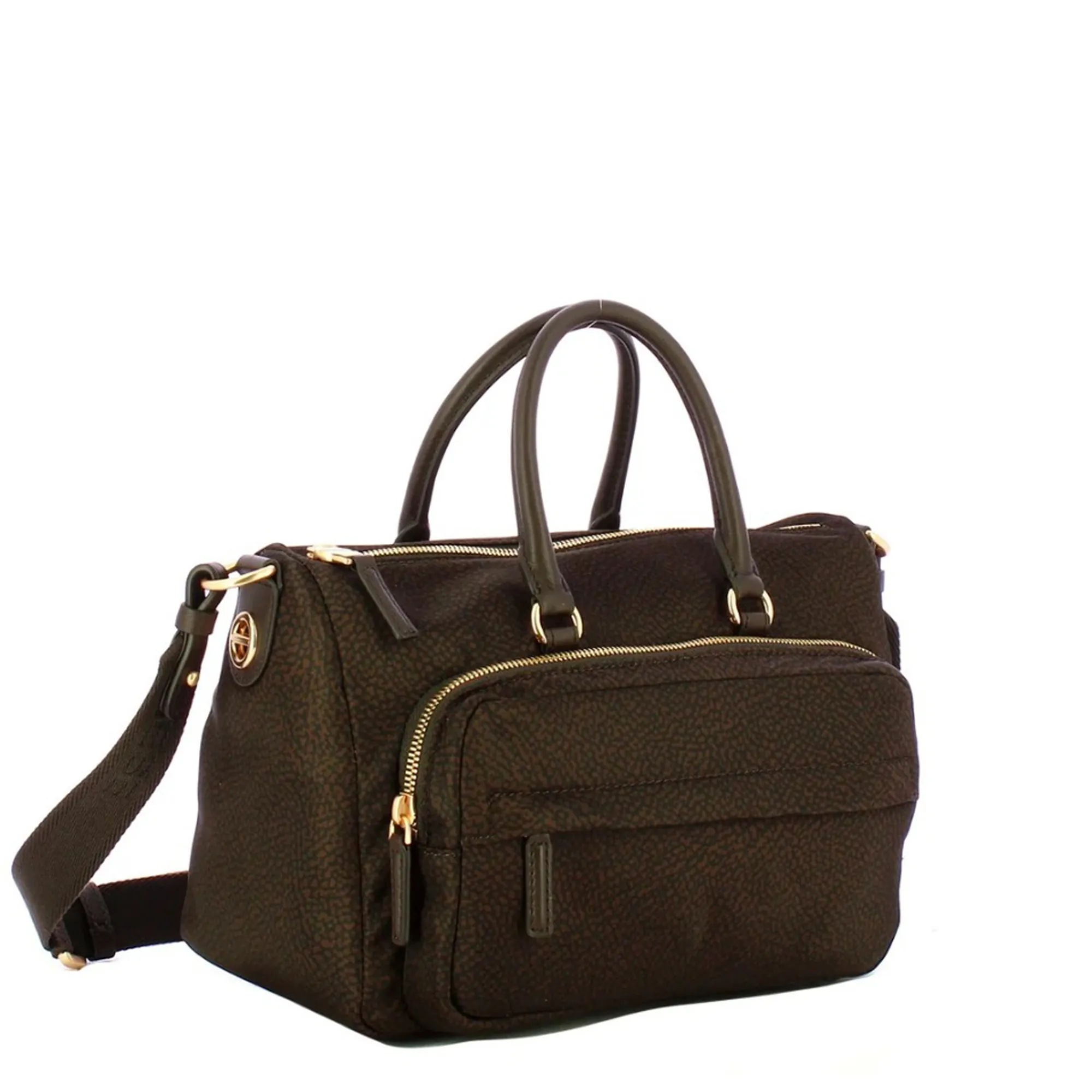 Borbonese B'B Club Medium Top Handle Bag' Chocolate 91010346X95219 187097