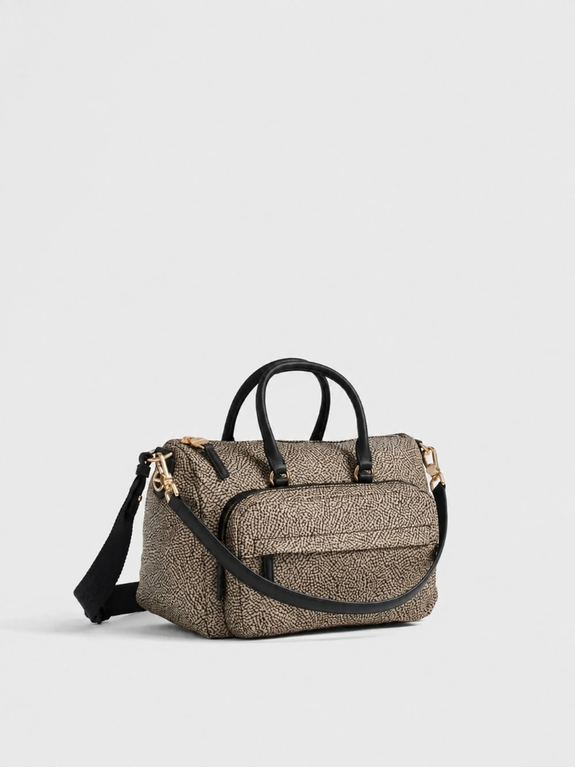 Borbonese B'B Club Medium Top Handle Bag' Natural 91010346X95X11 186748