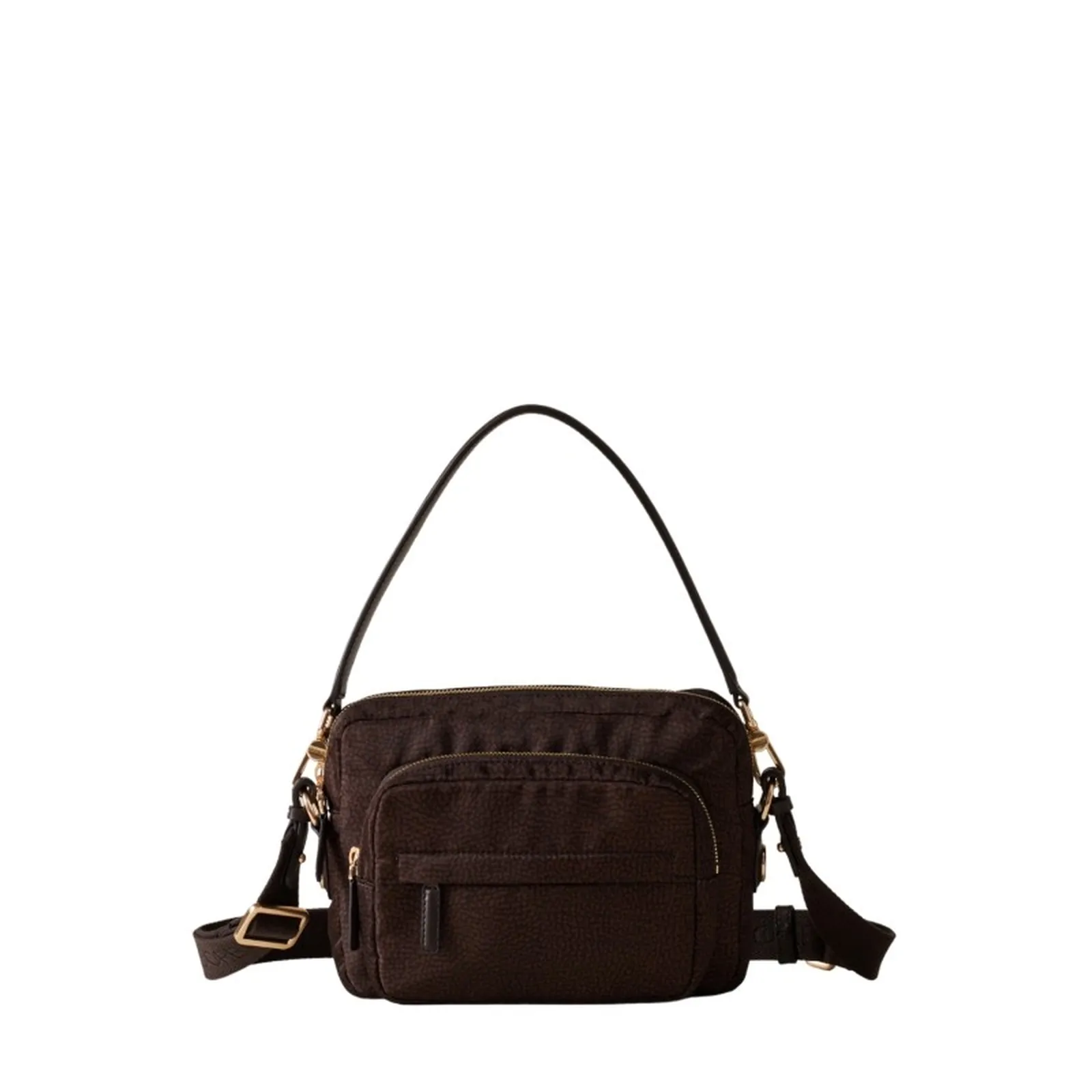 Borbonese Borsa B Club Camera Case Small Cioccolato 91010344X95219 186528