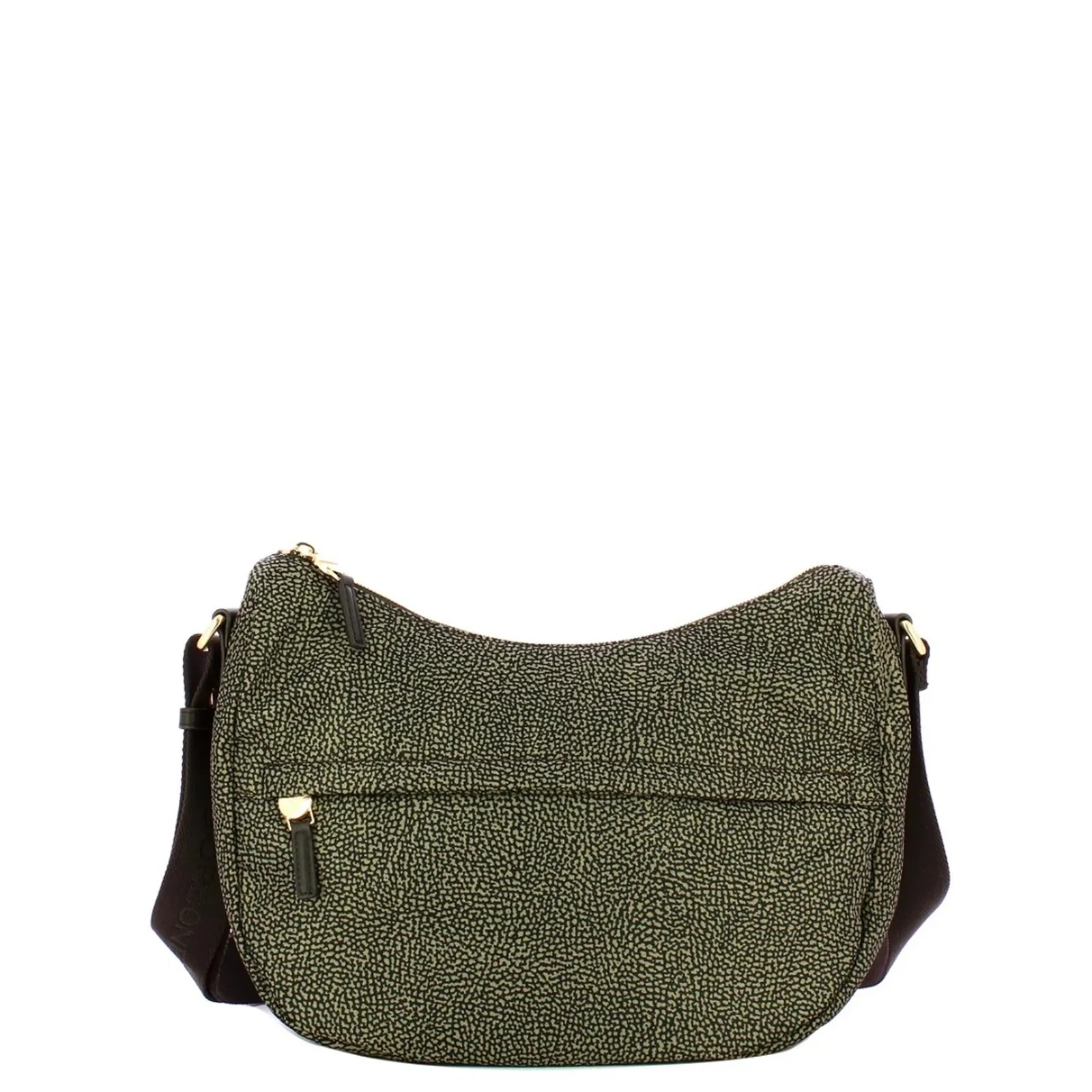 Borbonese Borsa B Club Luna Bag Medium Catrame 91010340X95M32 186669