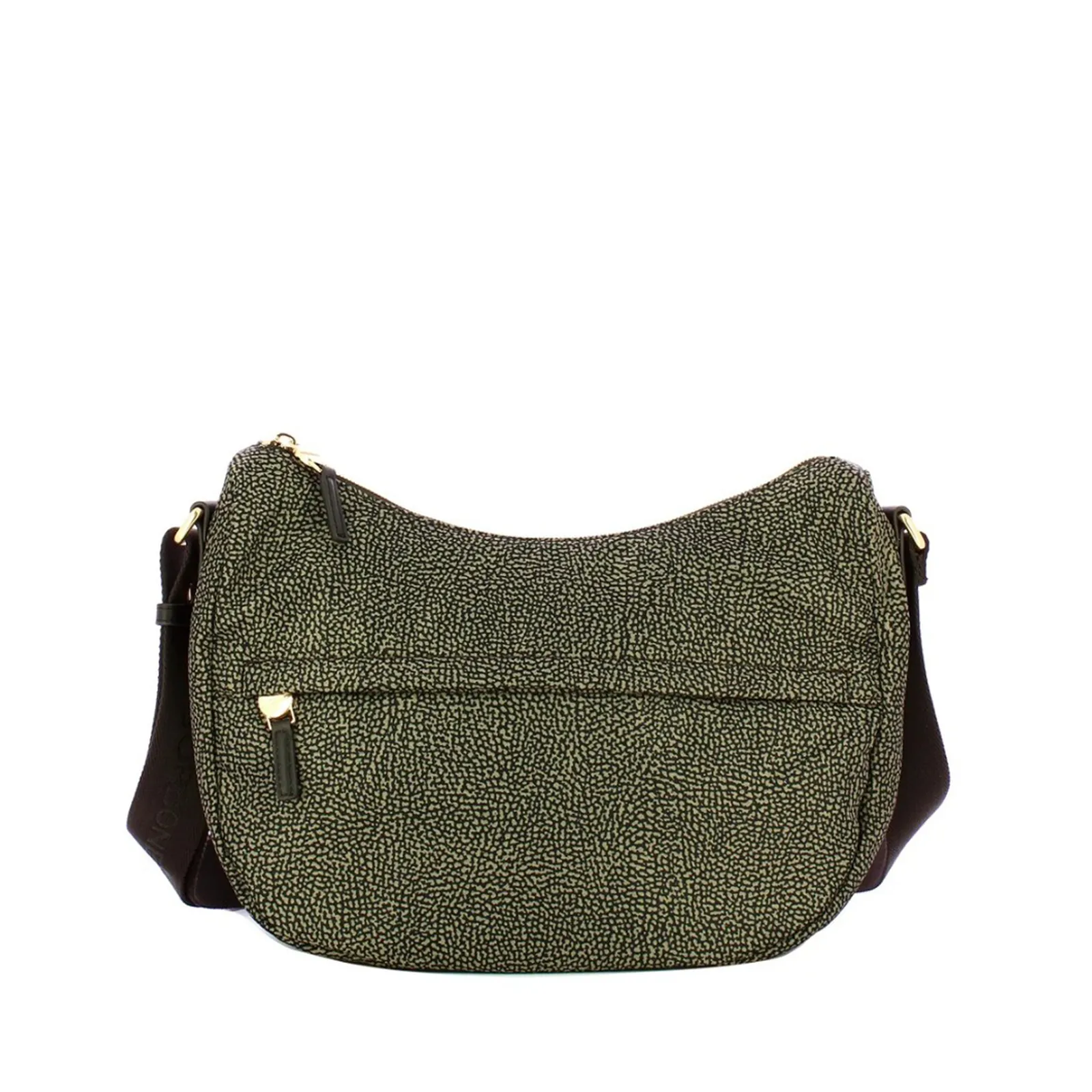 Borbonese Borsa B Club Luna Bag Medium Catrame 91010340X95M32 187127