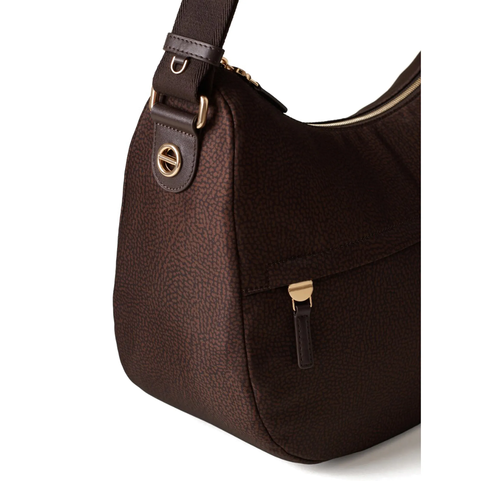 Borbonese B'B Club Luna Bag Medium Bag' Chocolate 91010341X95219 187121