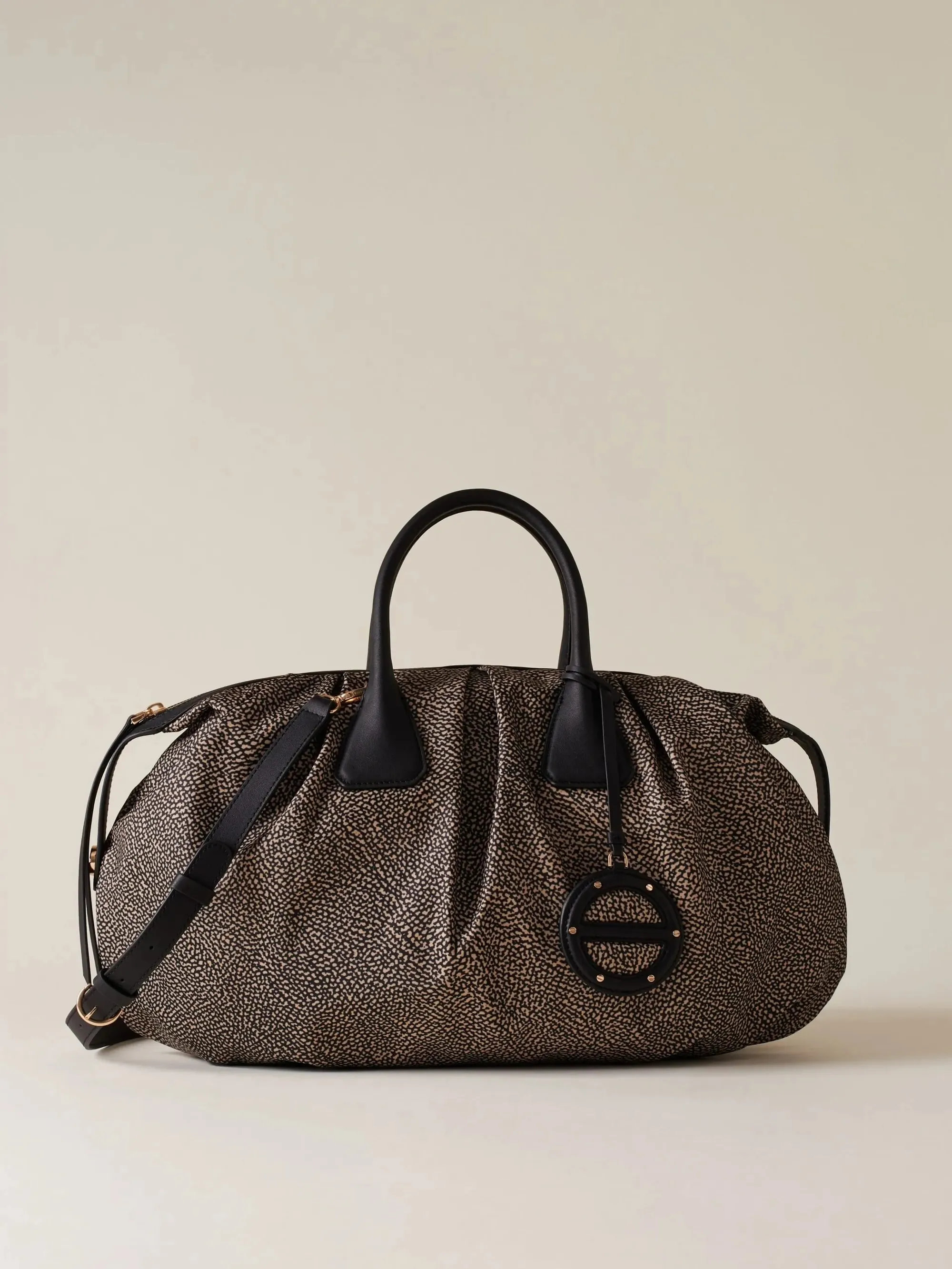 Borbonese B'Large Top Handle Bag' Natural 91010216Ah1X11 170221