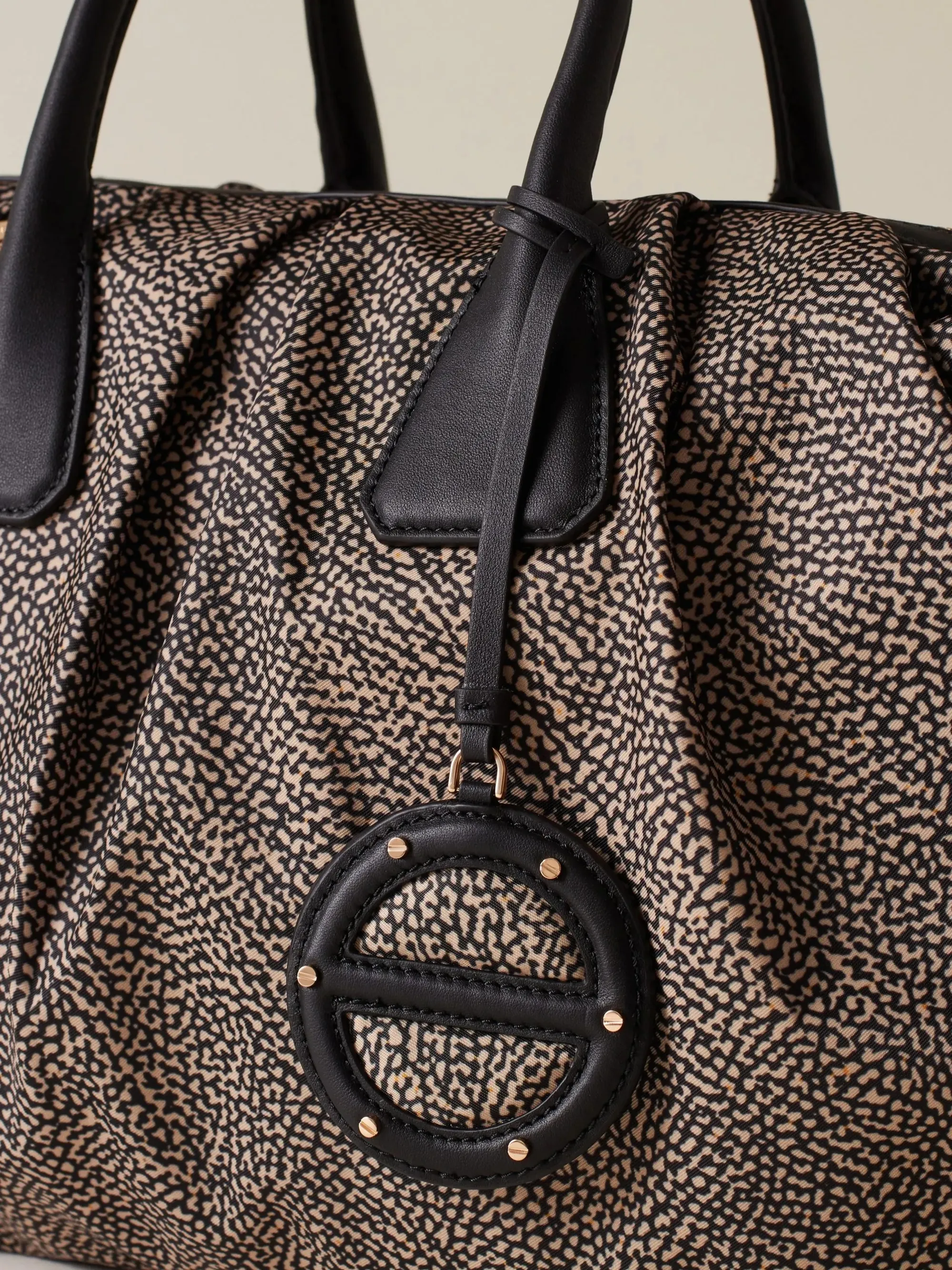 Borbonese B'Large Top Handle Bag' Natural 91010216Ah1X11 170222