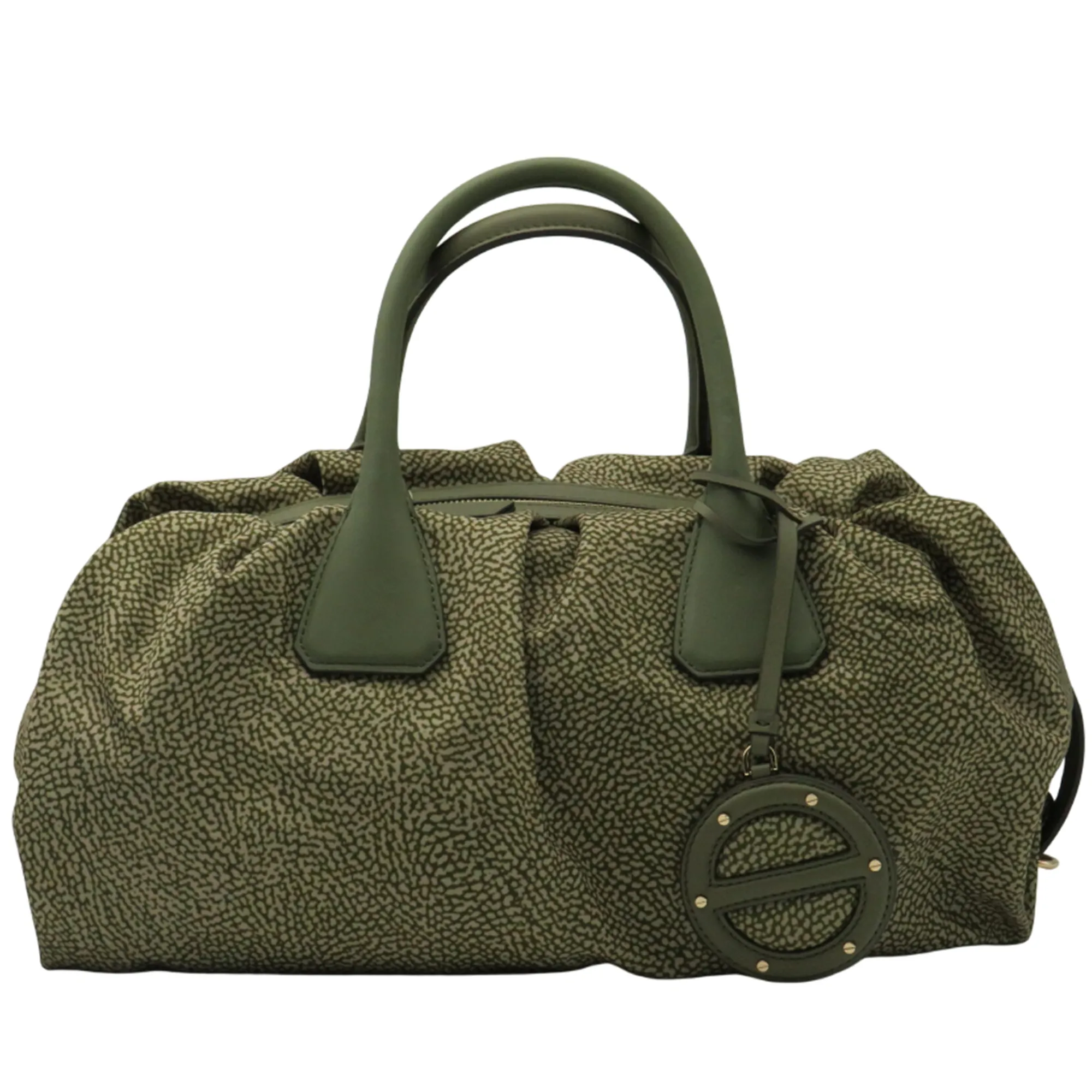 Borbonese Borsa Bauletto Large Oliva 91010216Ah1N41 170462