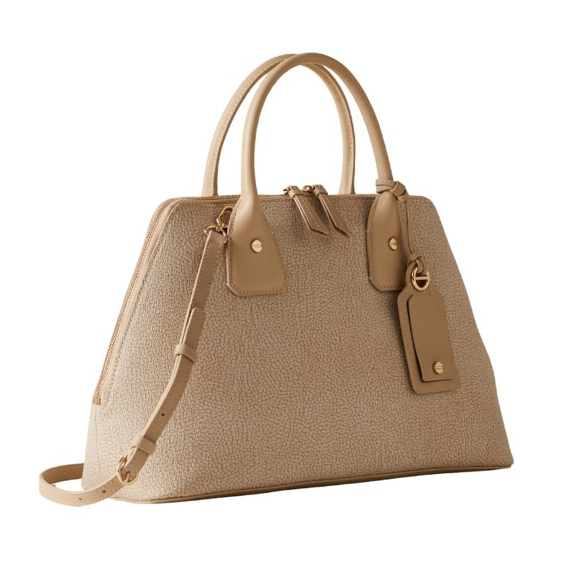 Borbonese B'Medium Top Handle Bag' Sand 910102520193C75 170202