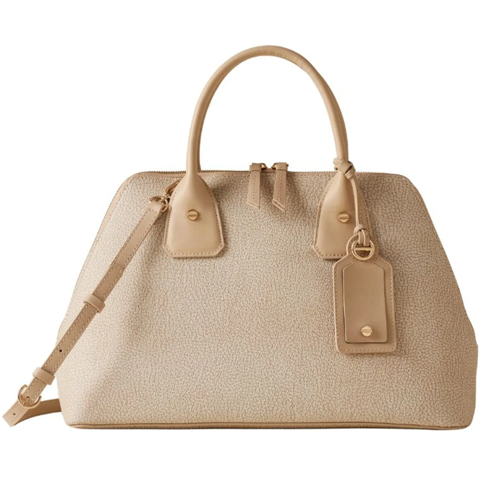 Borbonese Borsa Bauletto Media Sabbia 910102520193C75 170204