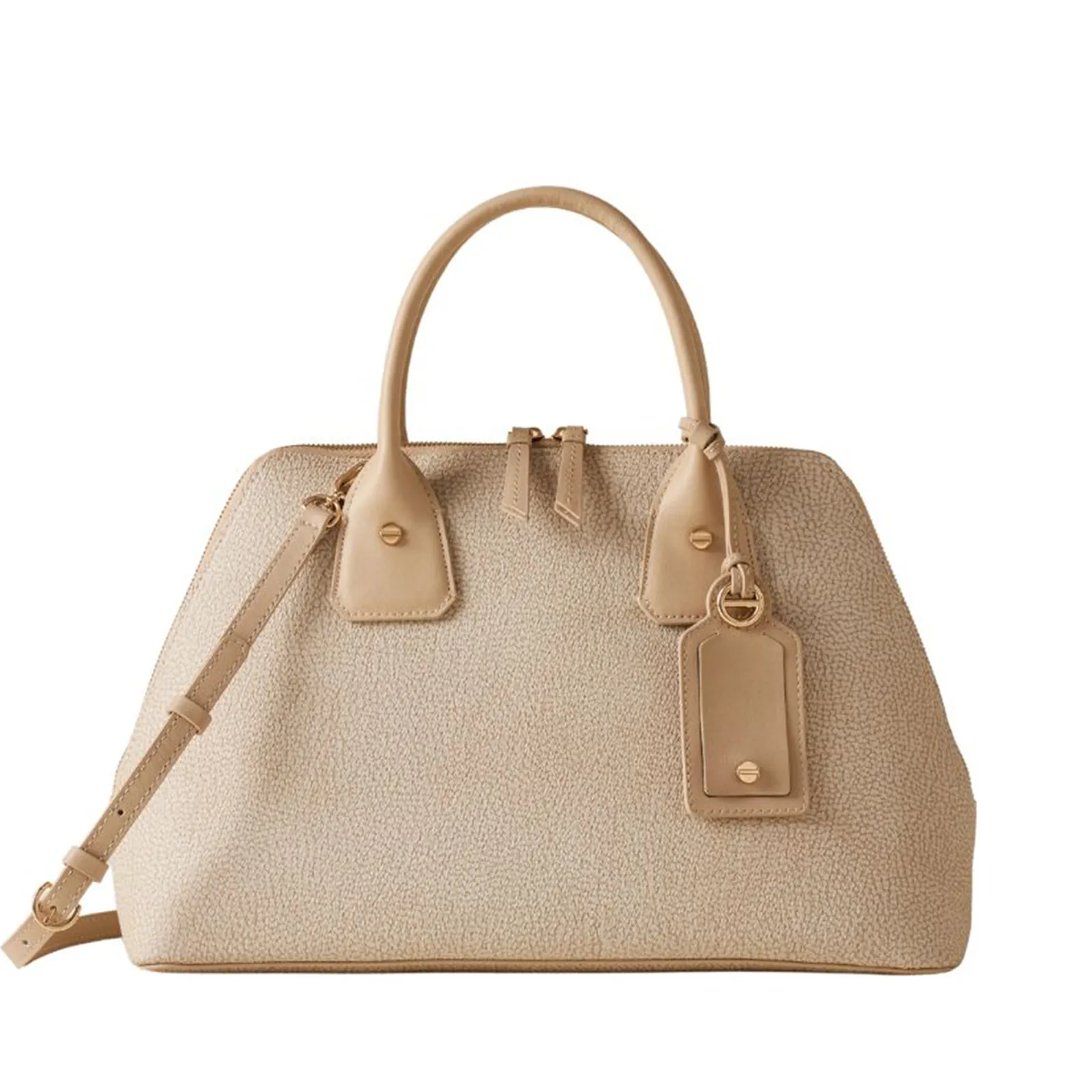 Borbonese Borsa Bauletto Media Sabbia 910102520193C75 170417