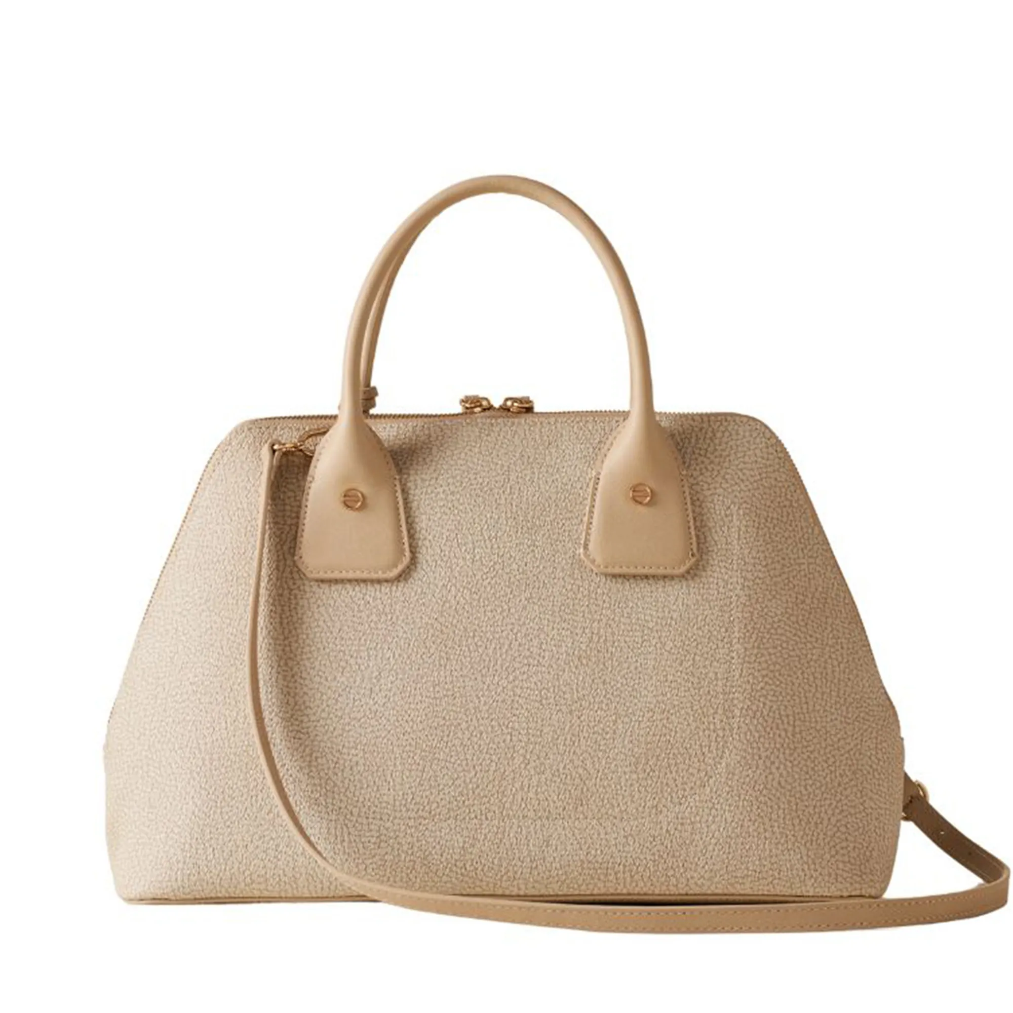 Borbonese Borsa Bauletto Media Sabbia 910102520193C75 170420