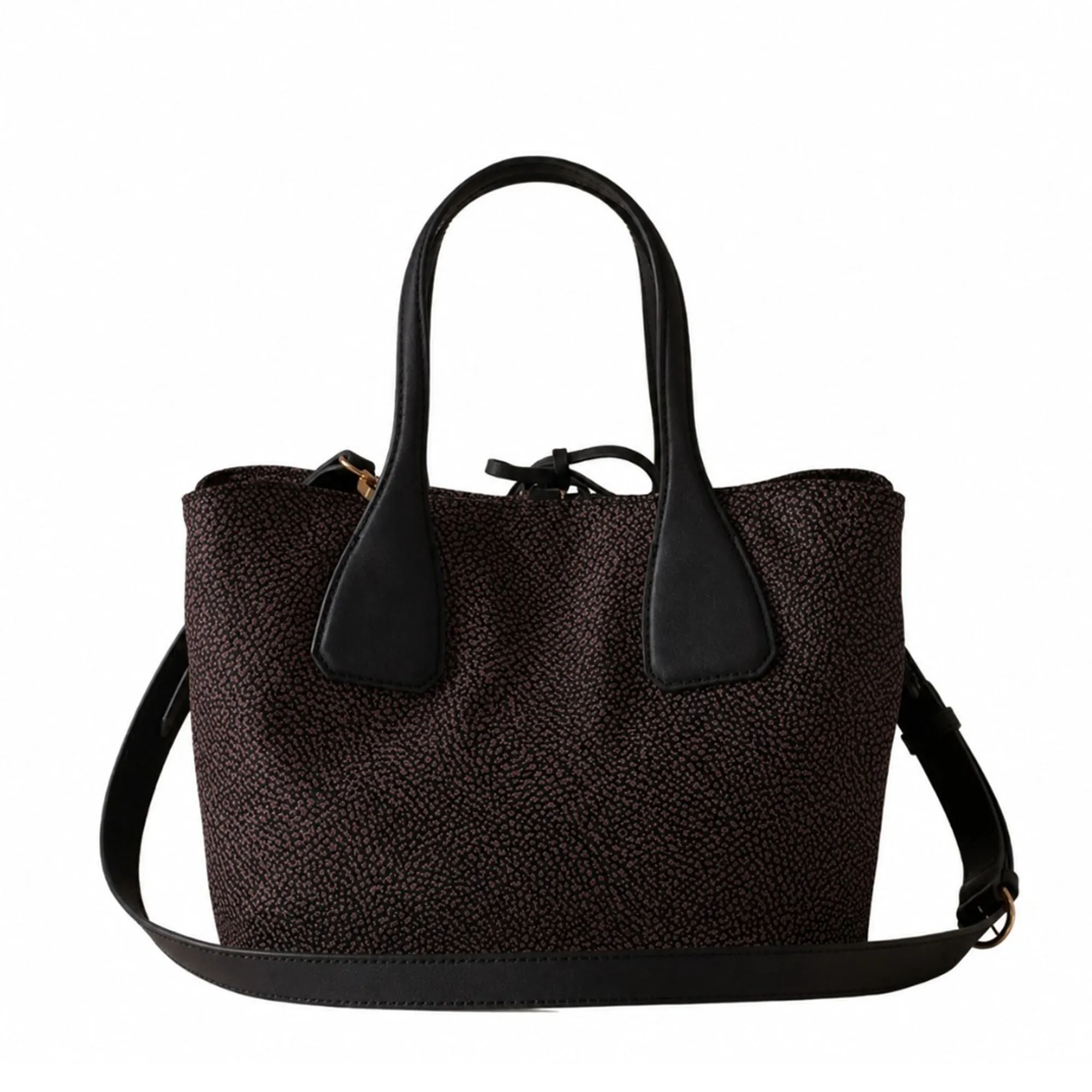 Borbonese B'Medium Top Handle Bag' Chocolate 91010215Ah1219 186934