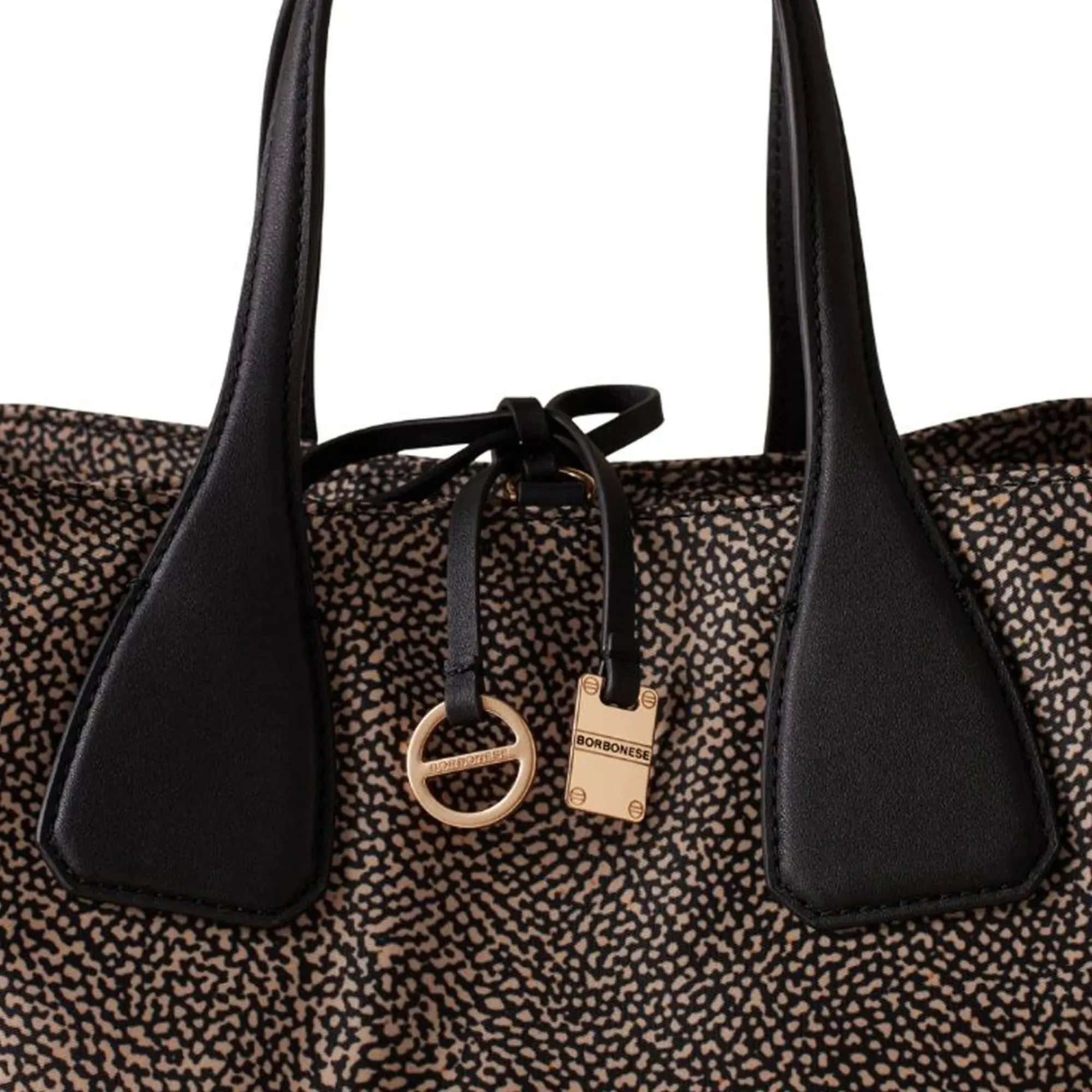 Borbonese B'Medium Top Handle Bag' Natural 91010215Ah1X11 186882