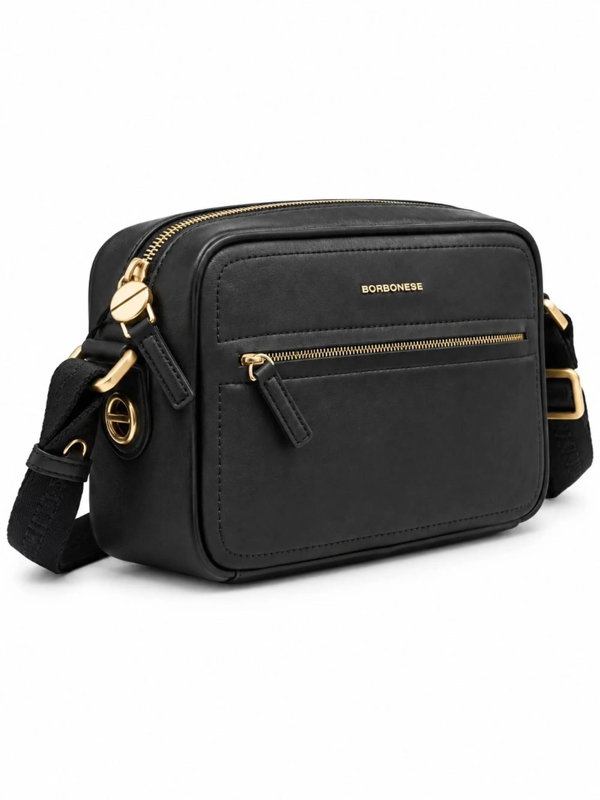Borbonese Borsa Camera Case Piccola Nero 91010343F29100 190019