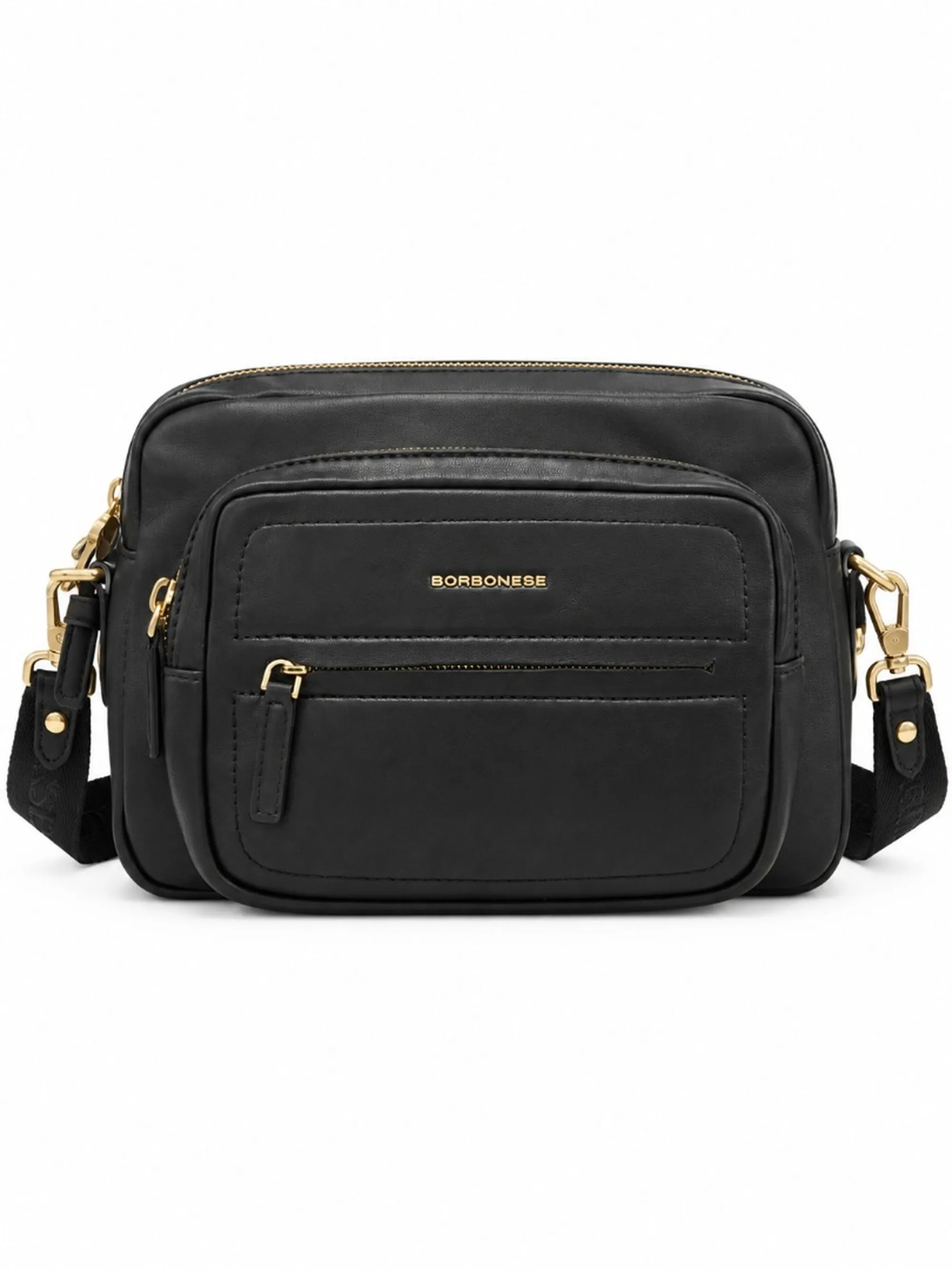 Borbonese Borsa Camera Case Piccola Nero 91010344F29100 190028