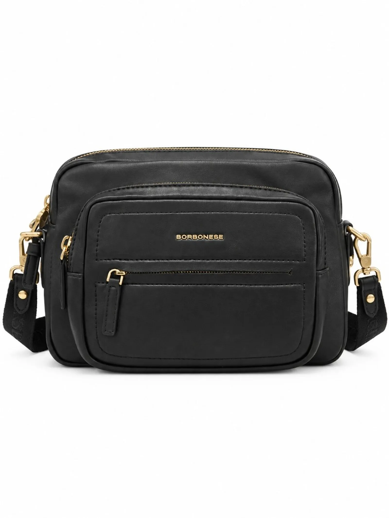 Borbonese Borsa Camera Case Piccola Nero 91010344F29100 190028