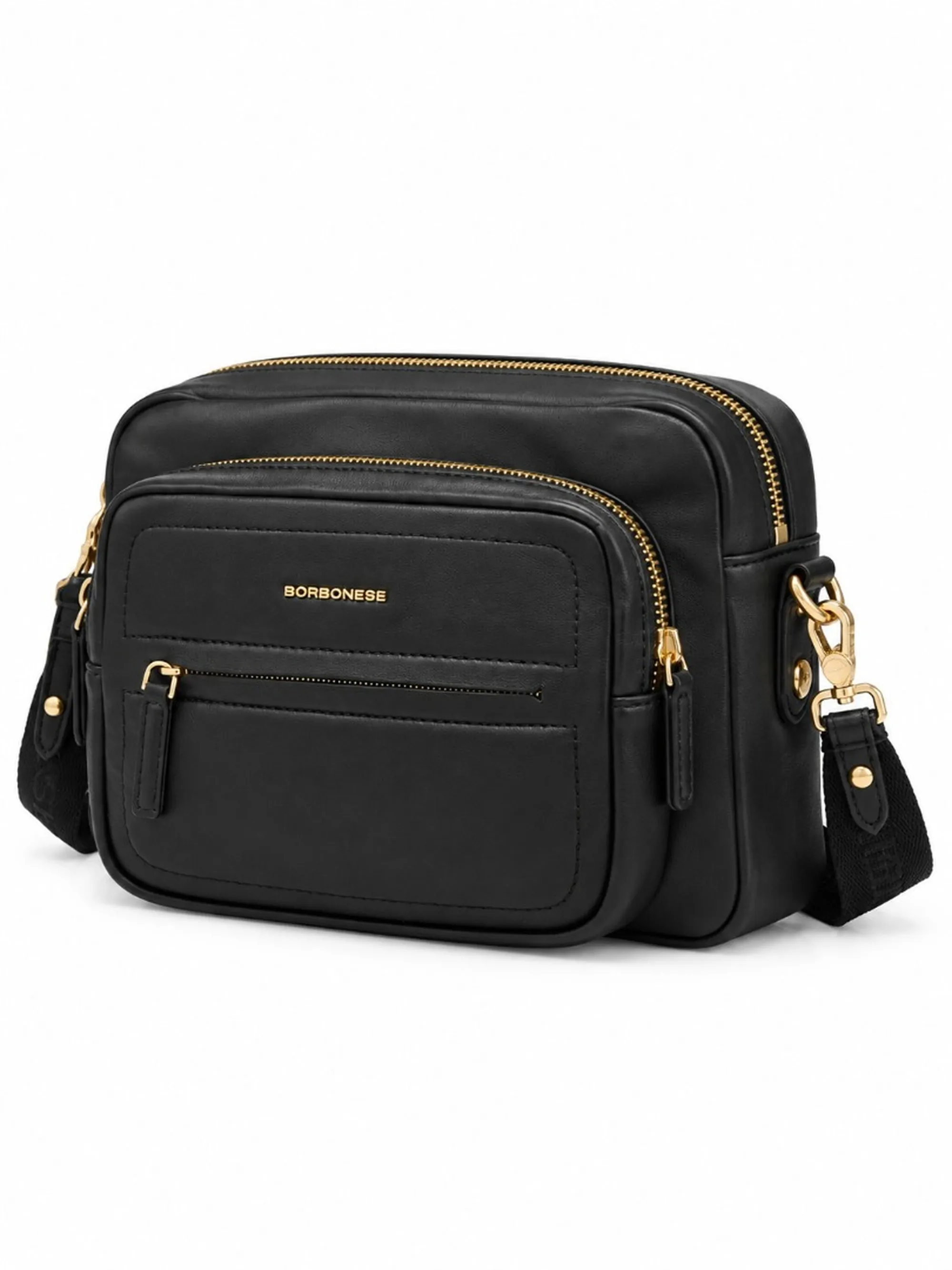 Borbonese Borsa Camera Case Piccola Nero 91010344F29100 190029