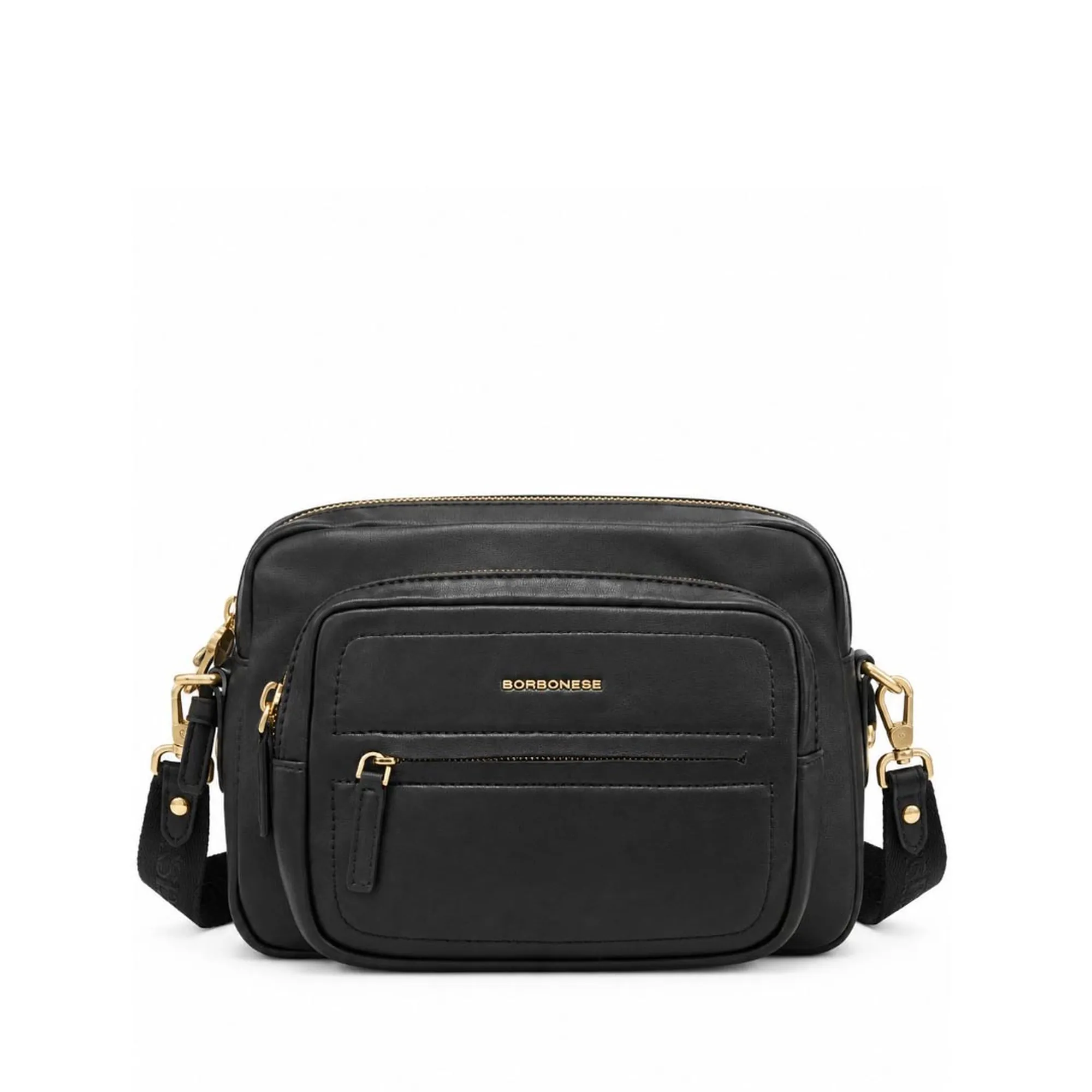 Borbonese Borsa Camera Case Piccola Nero 91010344F29100 193744