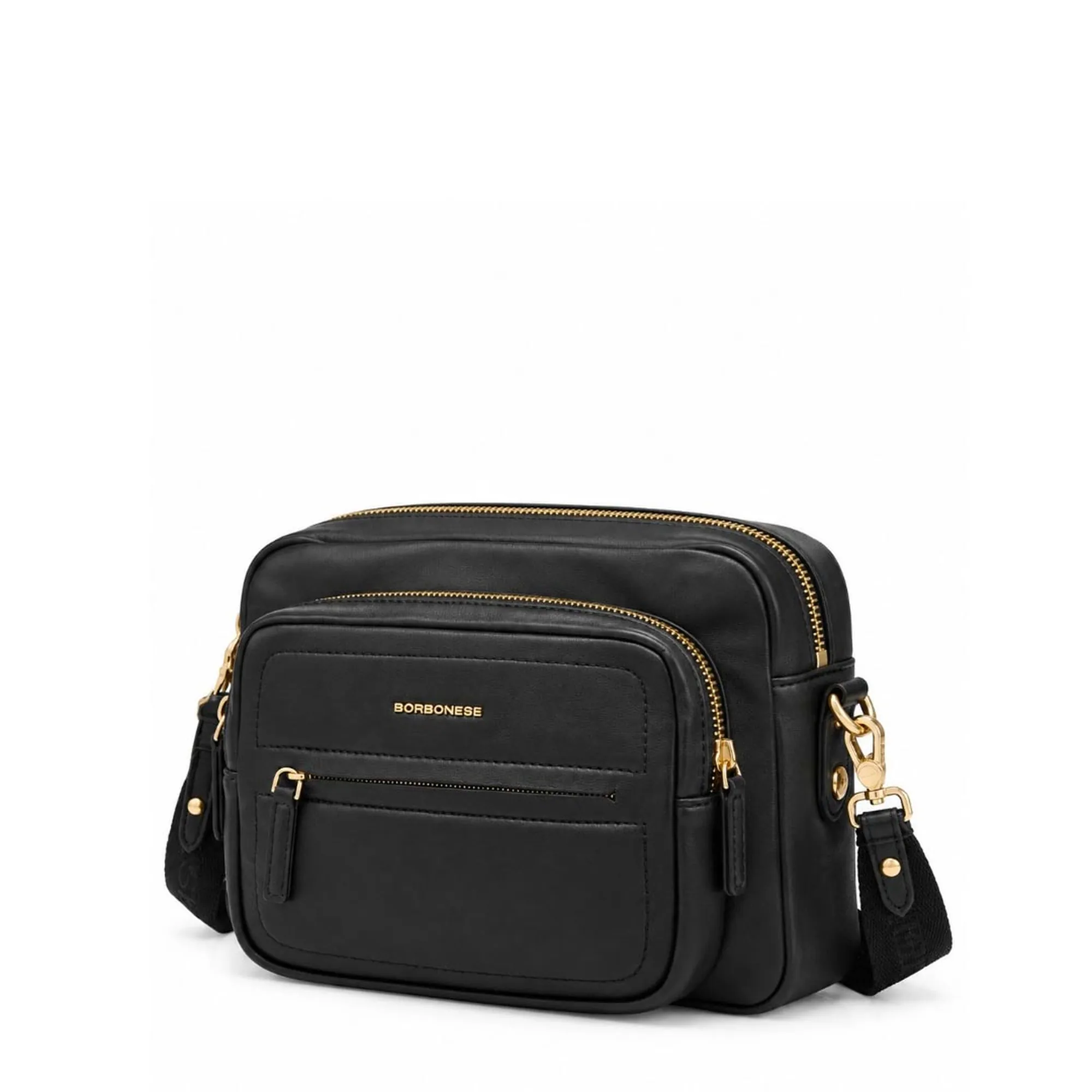 Borbonese Borsa Camera Case Piccola Nero 91010344F29100 193745