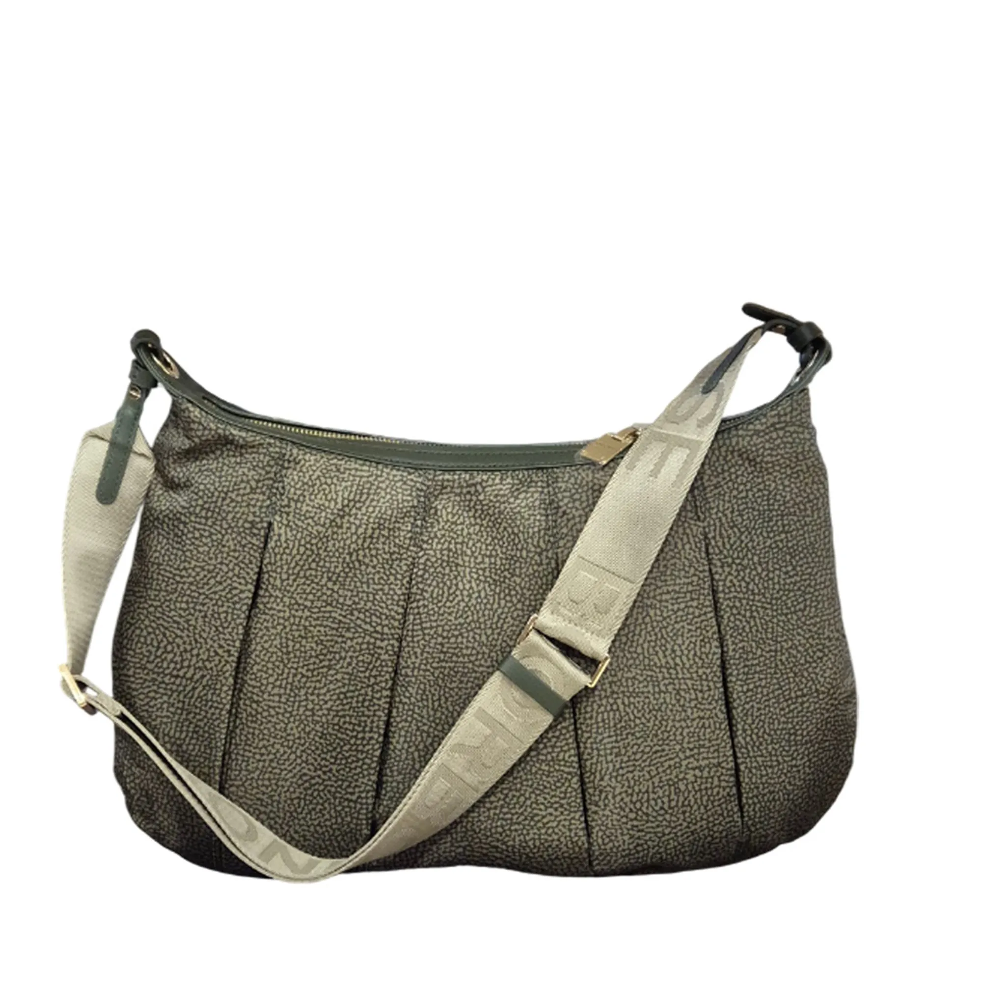 Borbonese Borsa Croissant Hobo Medium Alloro 933077Ah1011 165844