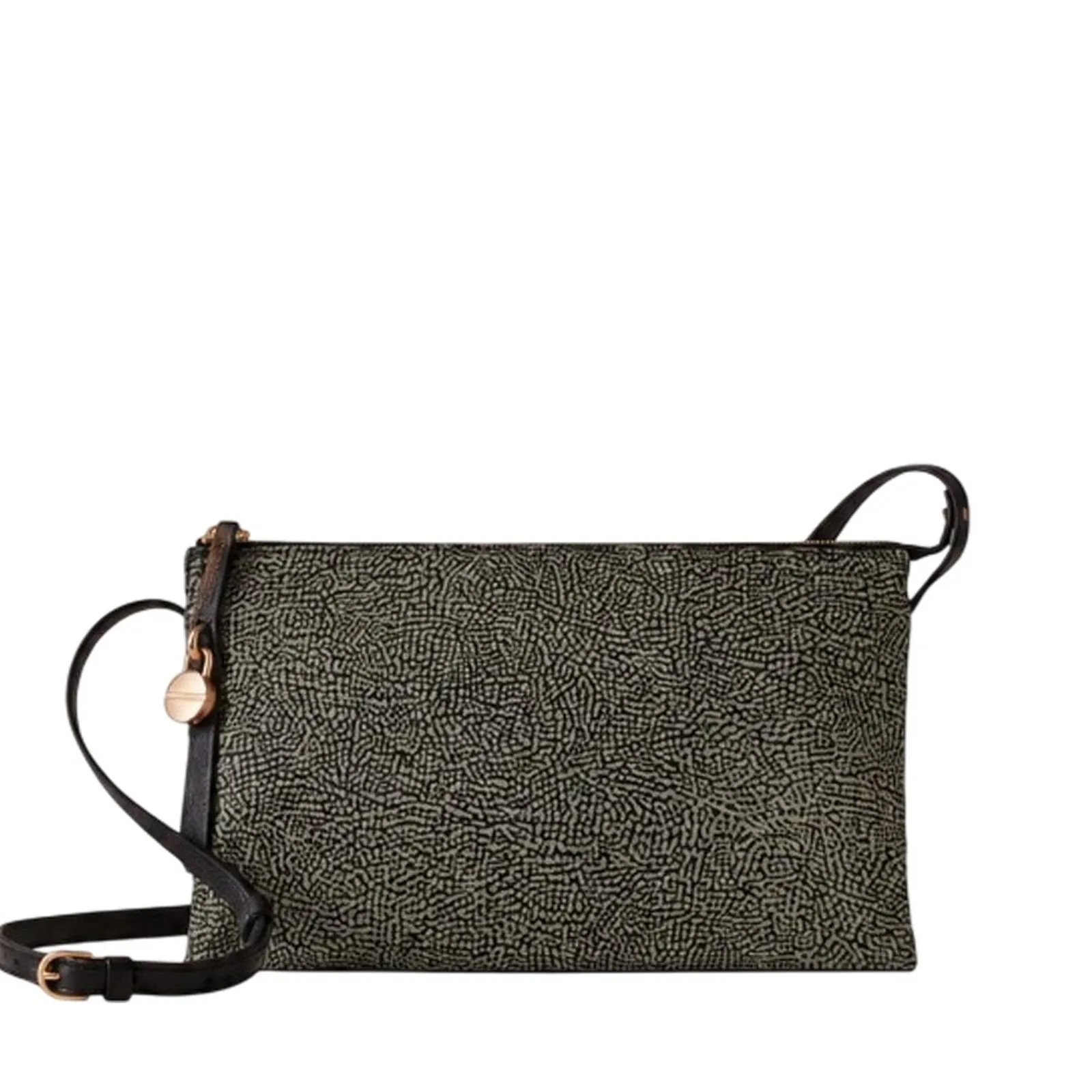 Borbonese Borsa Cross Over Media Catrame 910103530189M32 193755