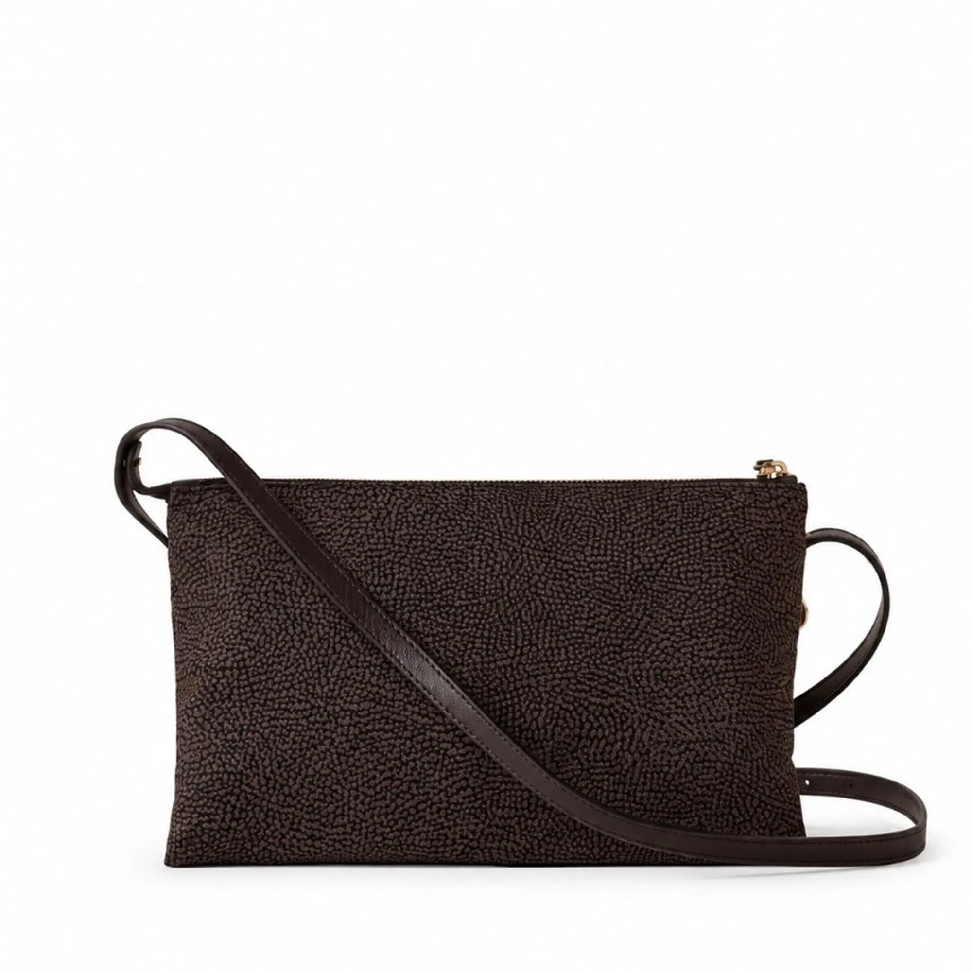 Borbonese B'Medium Cross Over Bag' Chocolate 910103530189219 193749