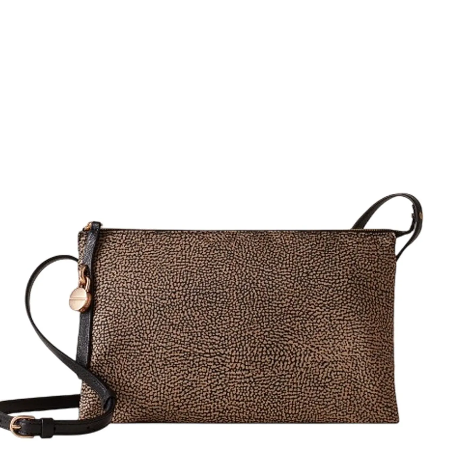 Borbonese Borsa Cross Over Media Naturale 910103530189X11 193761