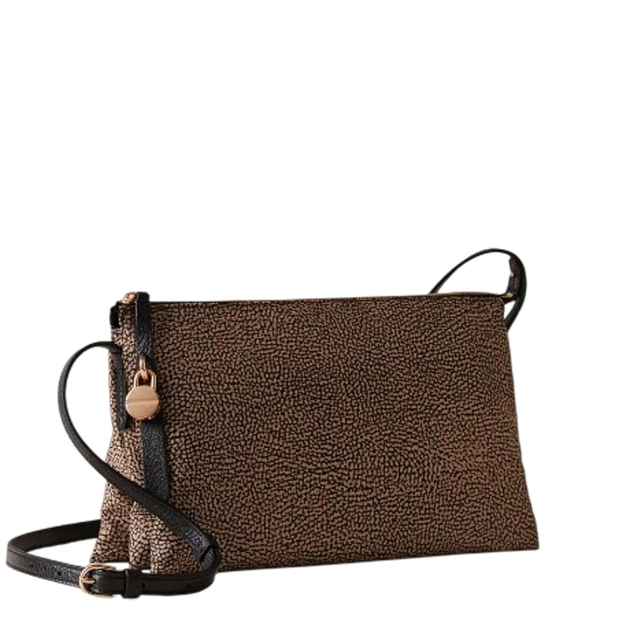 Borbonese Borsa Cross Over Media Naturale 910103530189X11 193762