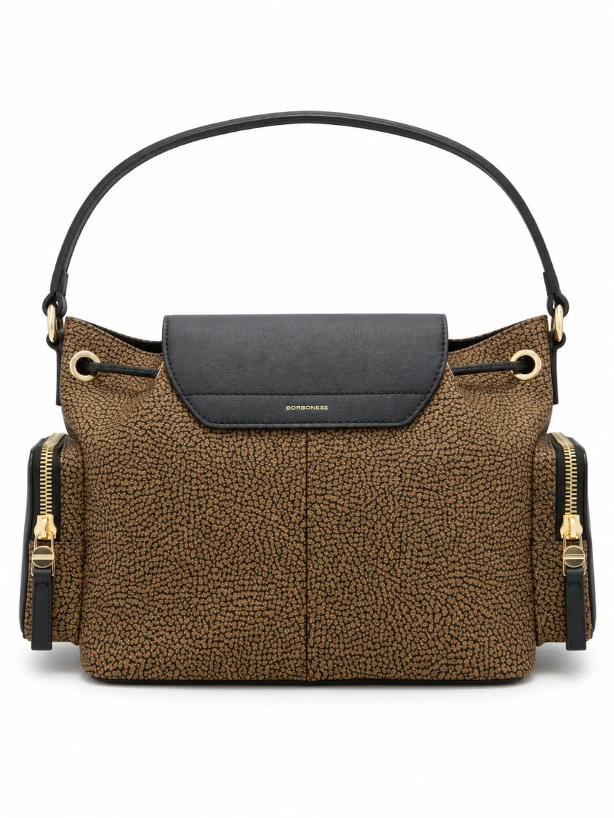 Borbonese Borsa Cross Over Piccola Naturale 910103510098306 190022