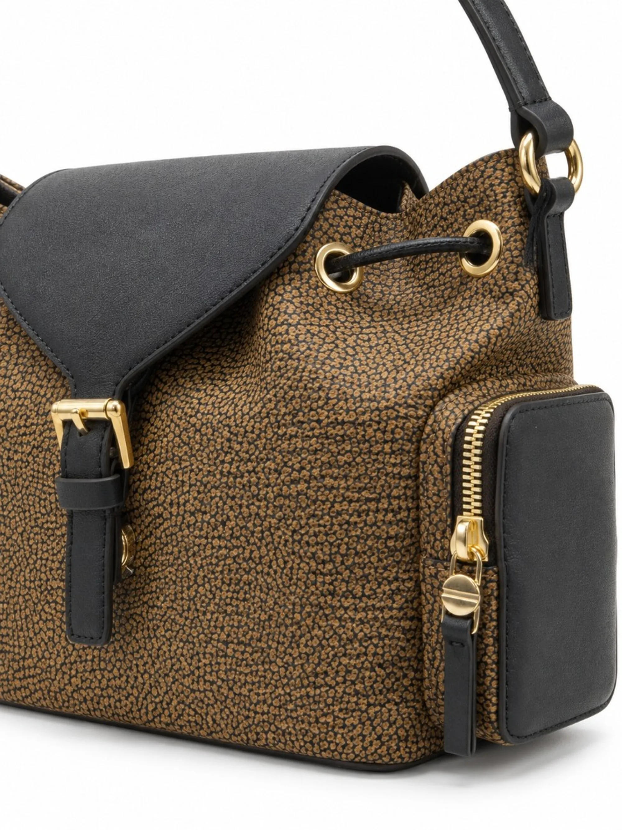 Borbonese Borsa Cross Over Piccola Naturale 910103510098306 190024