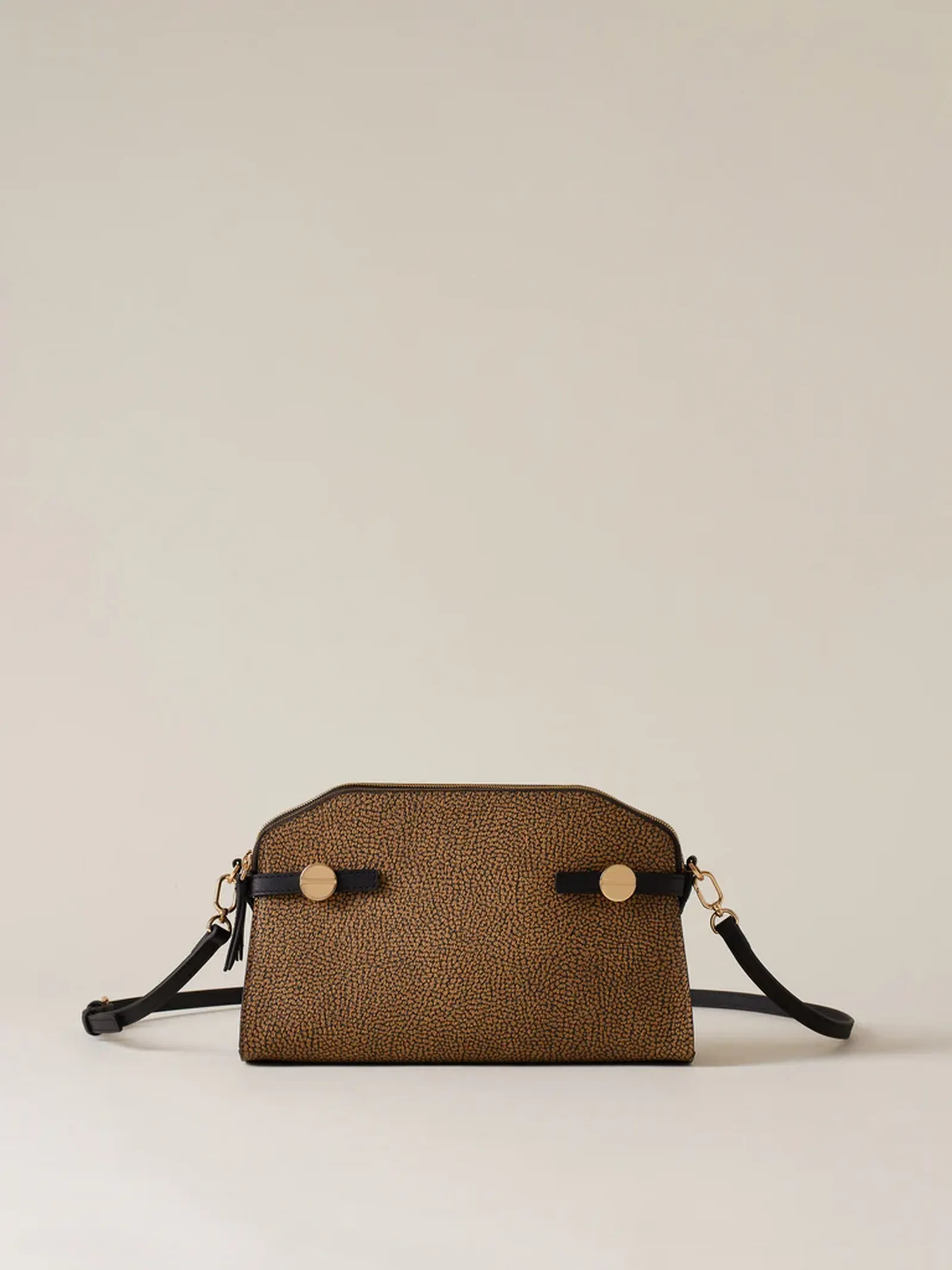 Borbonese Borsa Gemini Naturale/Nero 910102510193311 175671