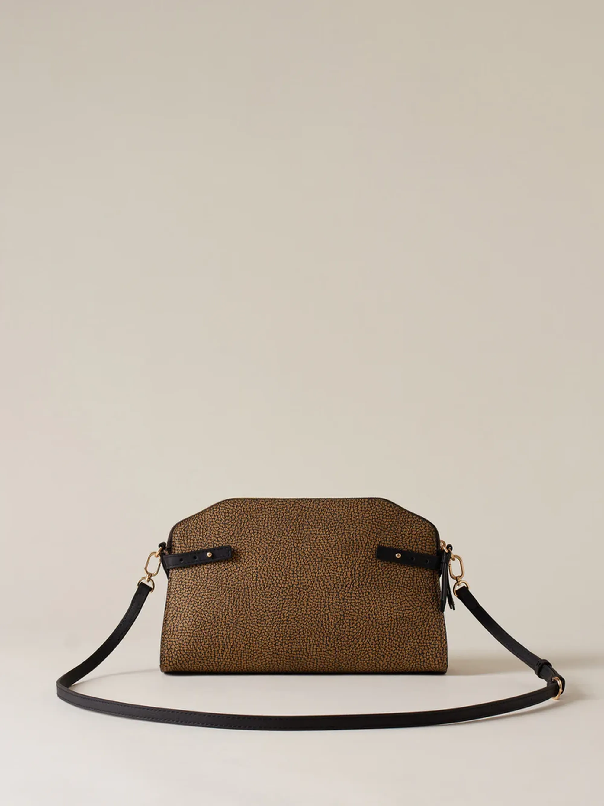 Borbonese Borsa Gemini Naturale/Nero 910102510193311 175673