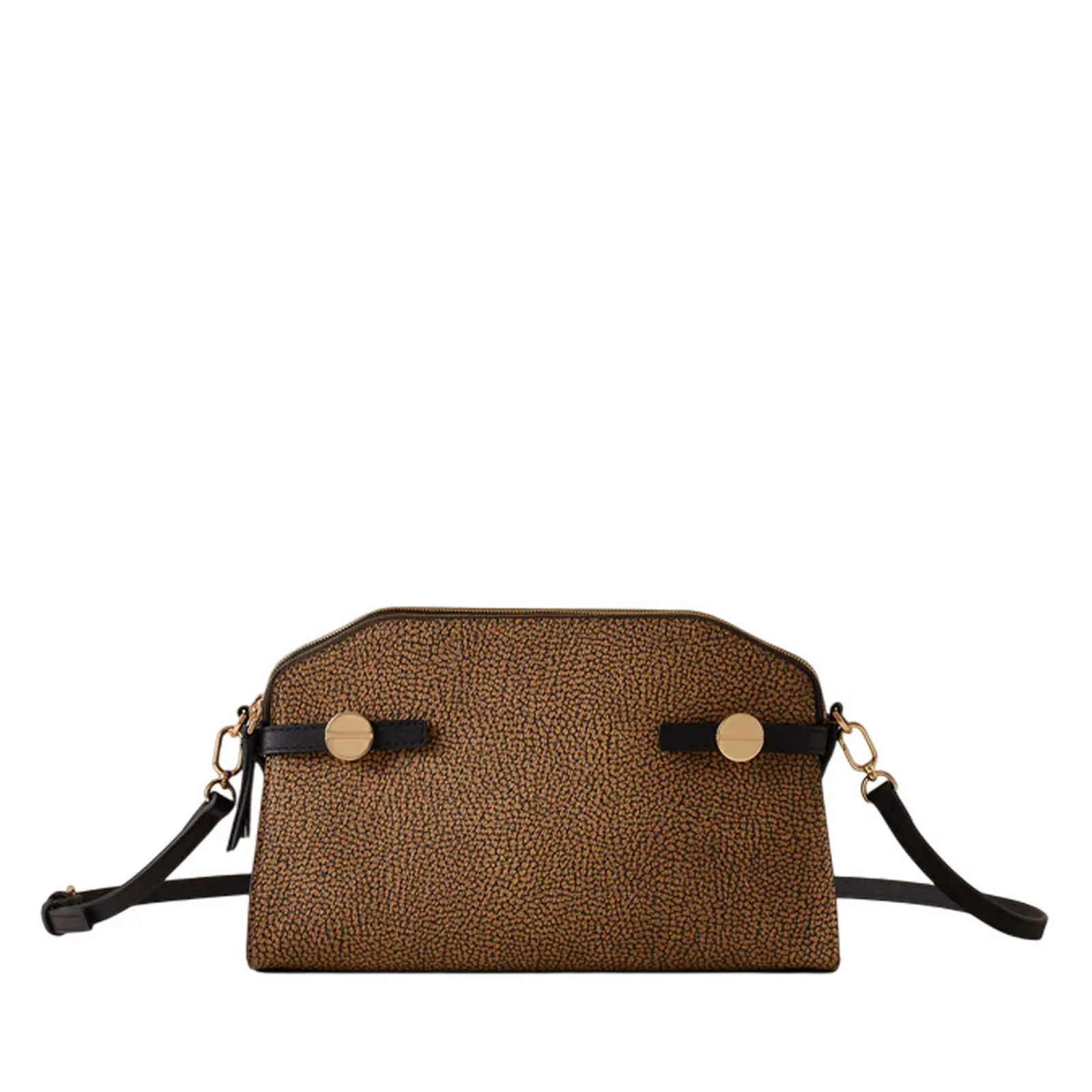 Borbonese Borsa Gemini Naturale/Nero 910102510193311 180298