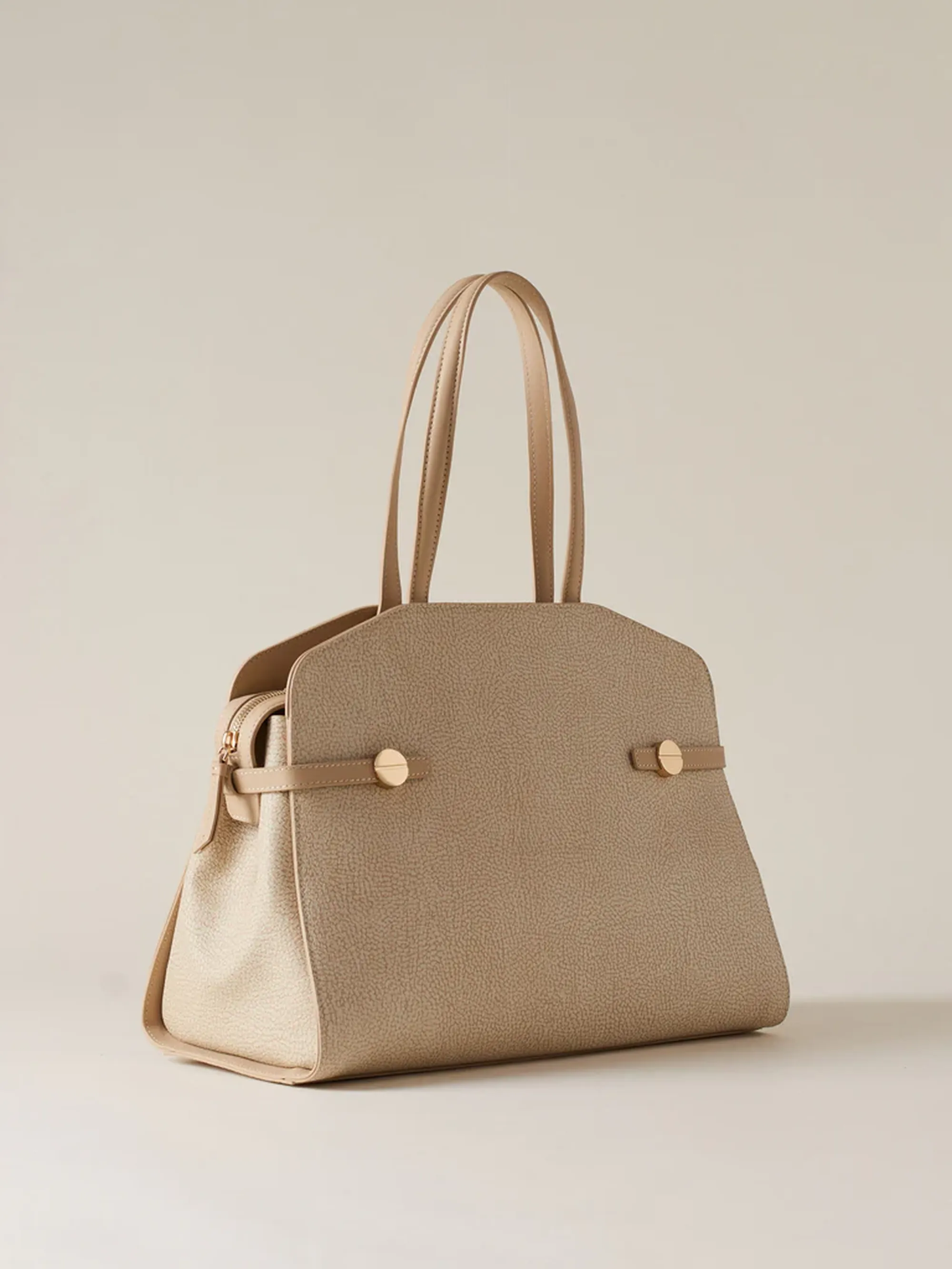 Borbonese Borsa Gemini Sabbia 910102490193C75 175663