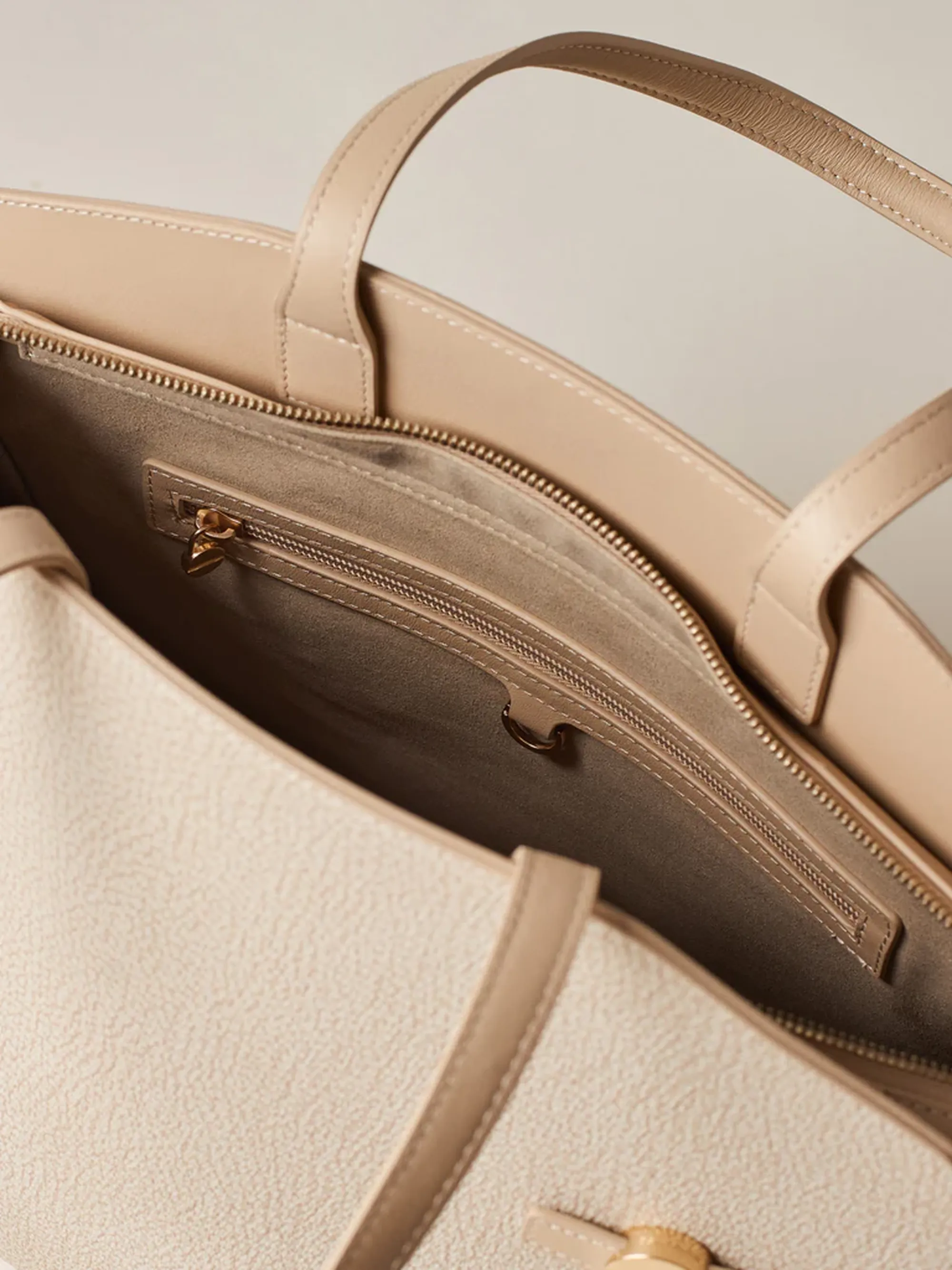 Borbonese Borsa Gemini Sabbia 910102490193C75 175665