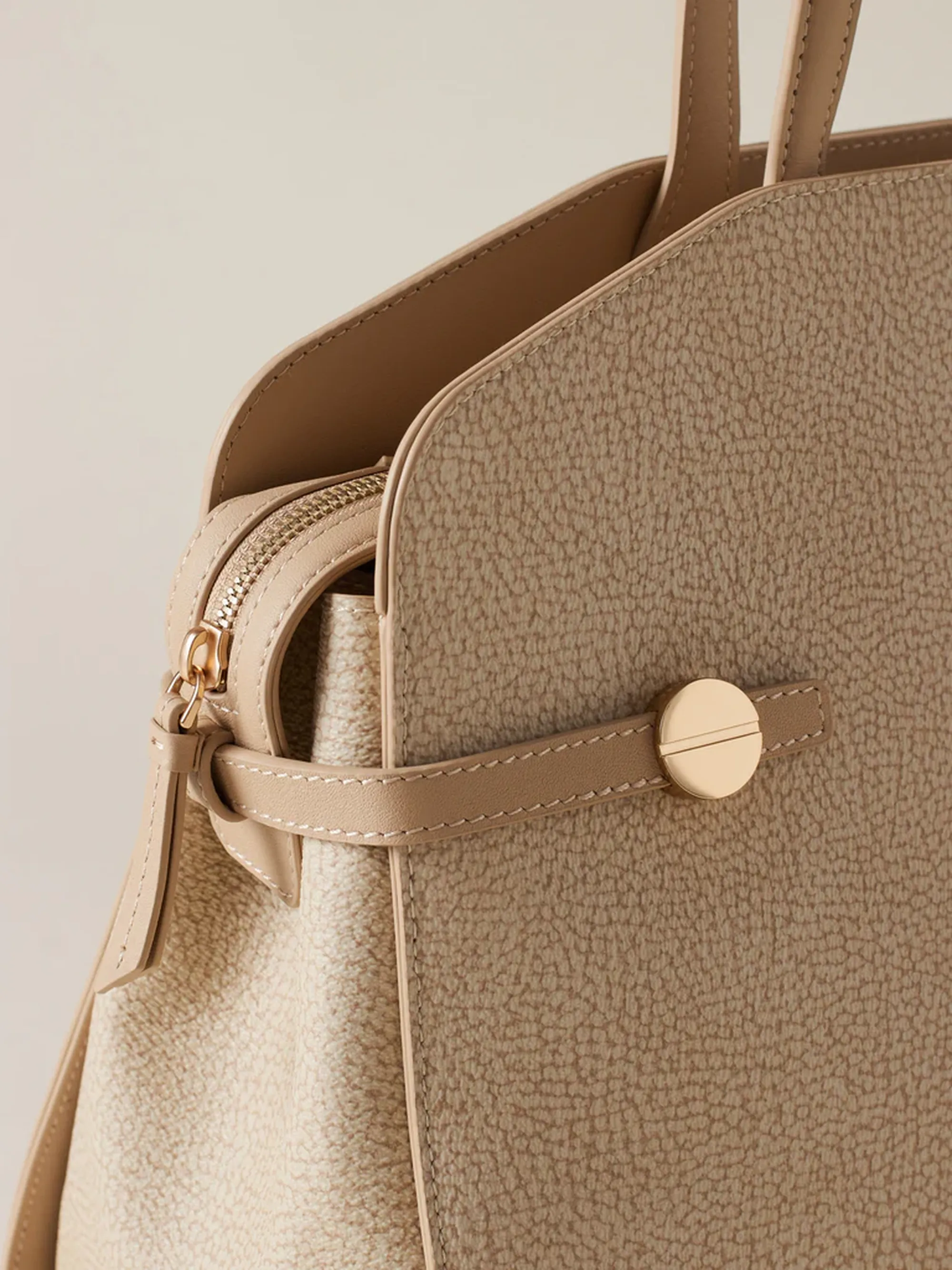 Borbonese Borsa Gemini Sabbia 910102490193C75 175666