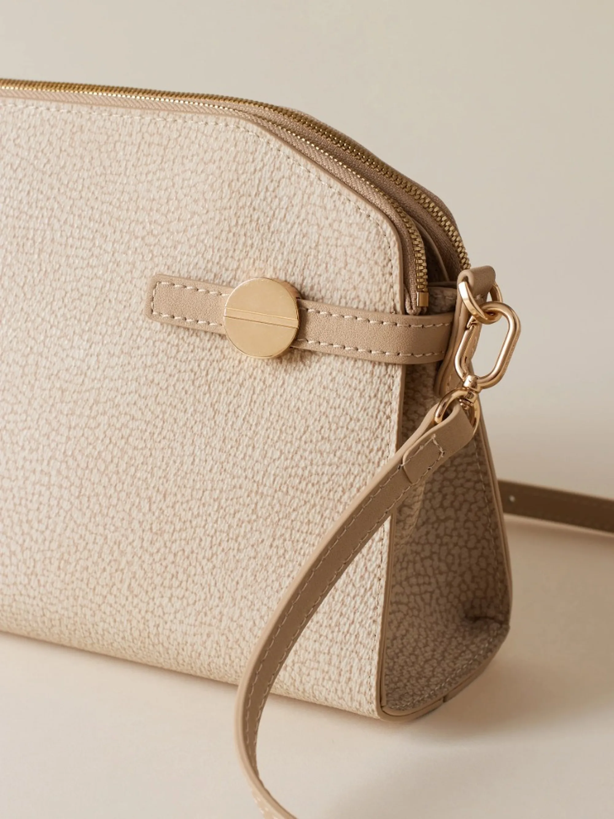 Borbonese Borsa Gemini Sabbia 910102510193C75 175670