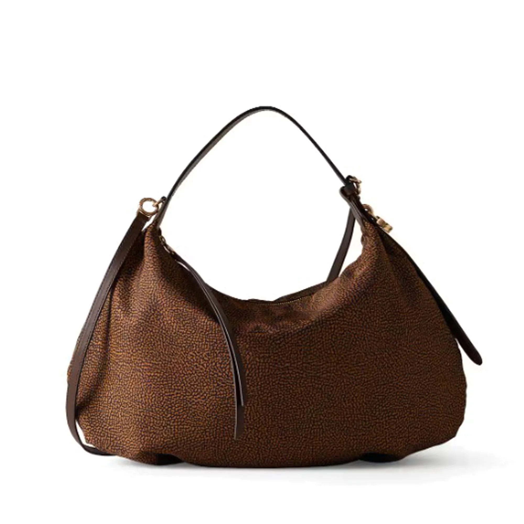Borbonese B'Medium Hobo Bag' Chestnut 91010365Ah1264 186904