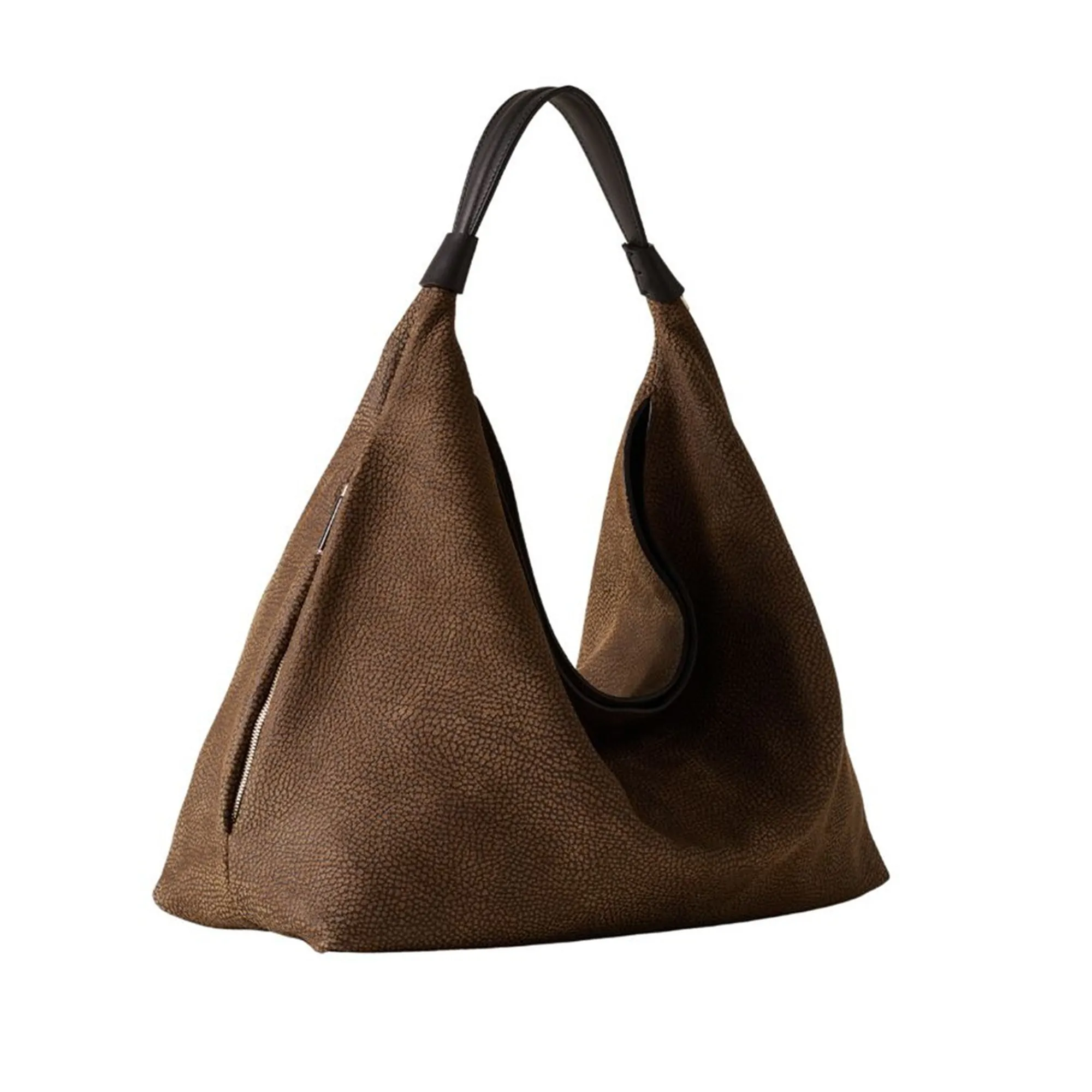 Borbonese B'Medium Hobo Bag' Ebony 910103730299280 186629