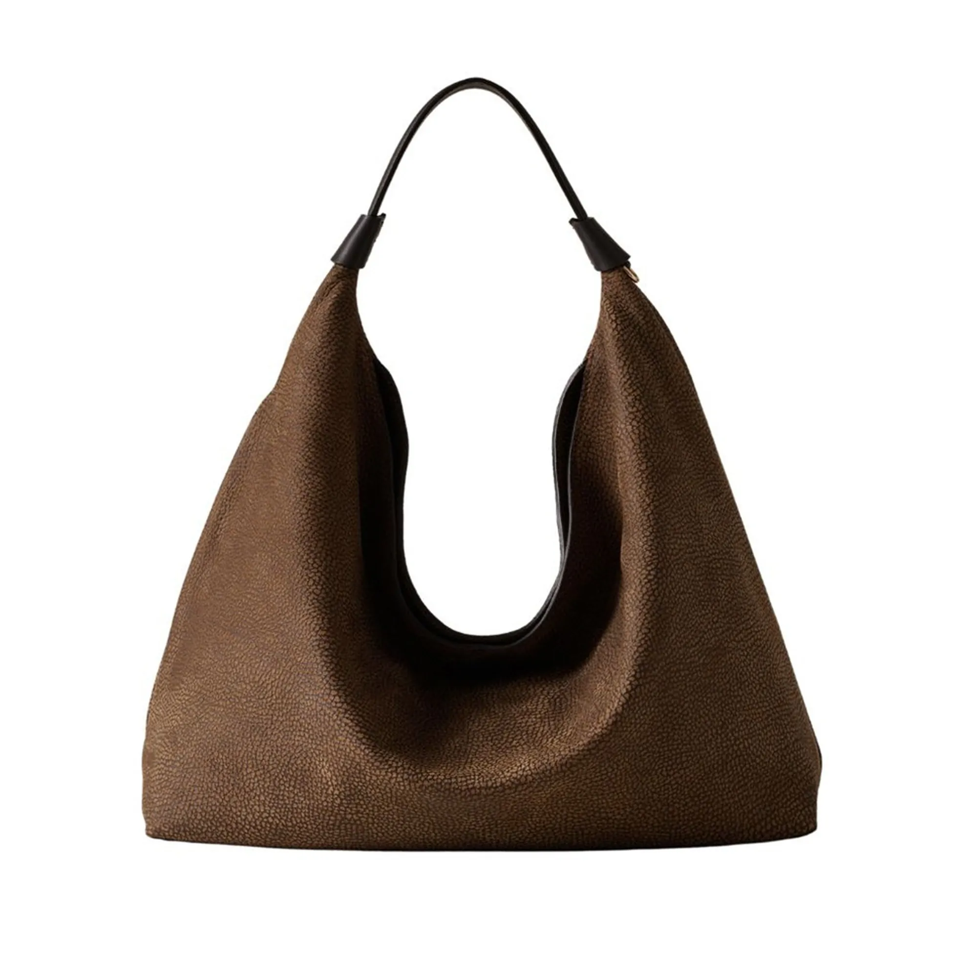 Borbonese B'Medium Hobo Bag' Ebony 910103730299280 186632