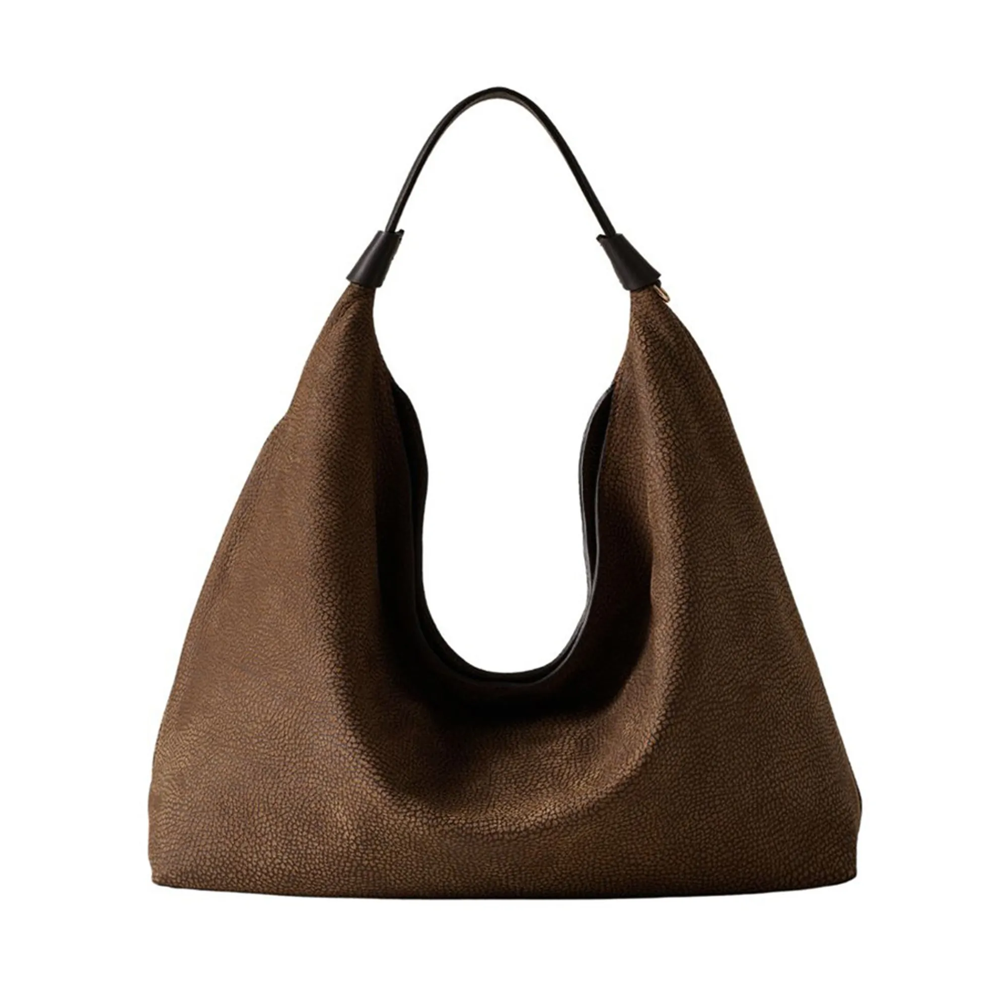 Borbonese B'Medium Hobo Bag' Ebony 910103730299280 187077