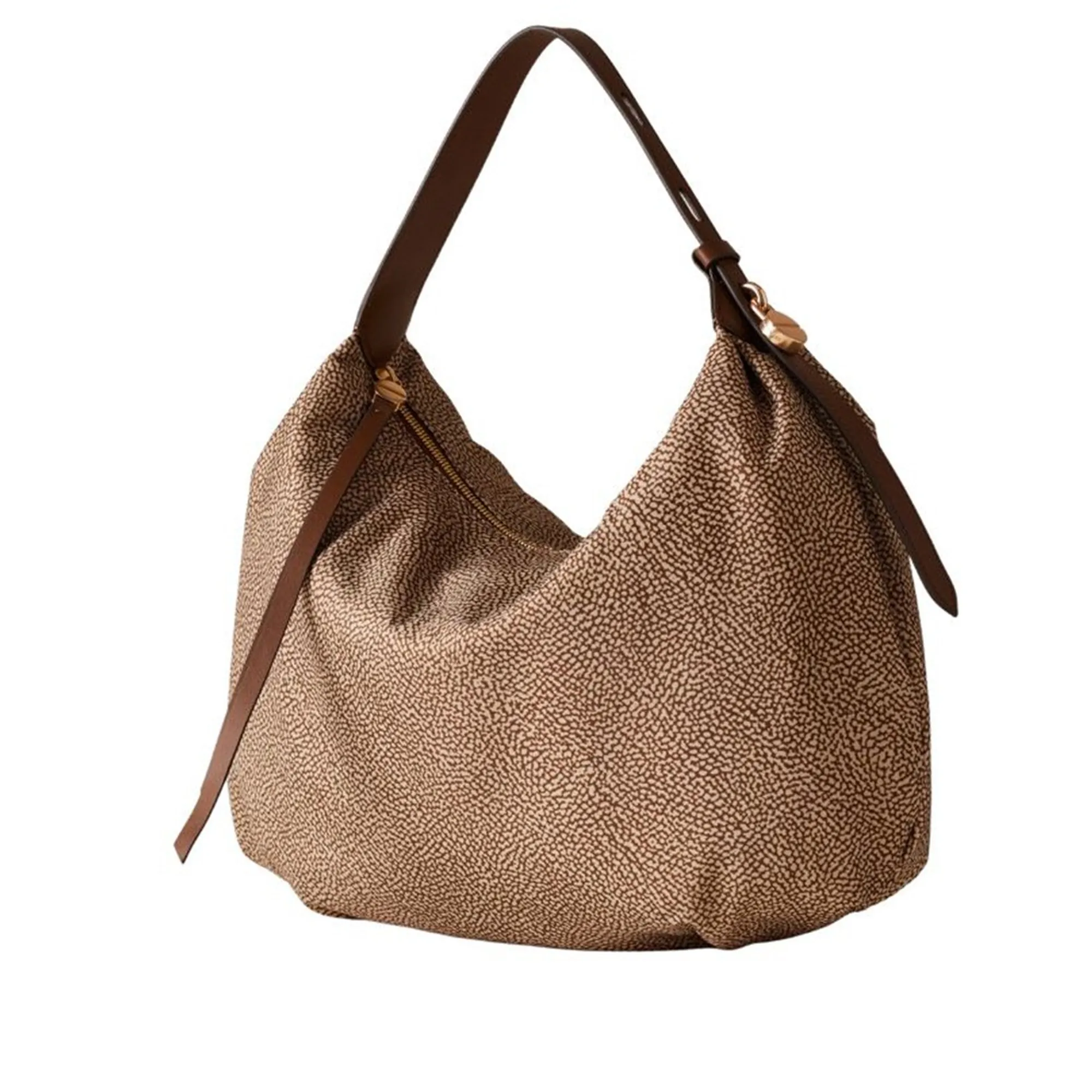 Borbonese Borsa Hobo Medium Marrone 91010232Ah1994 173602