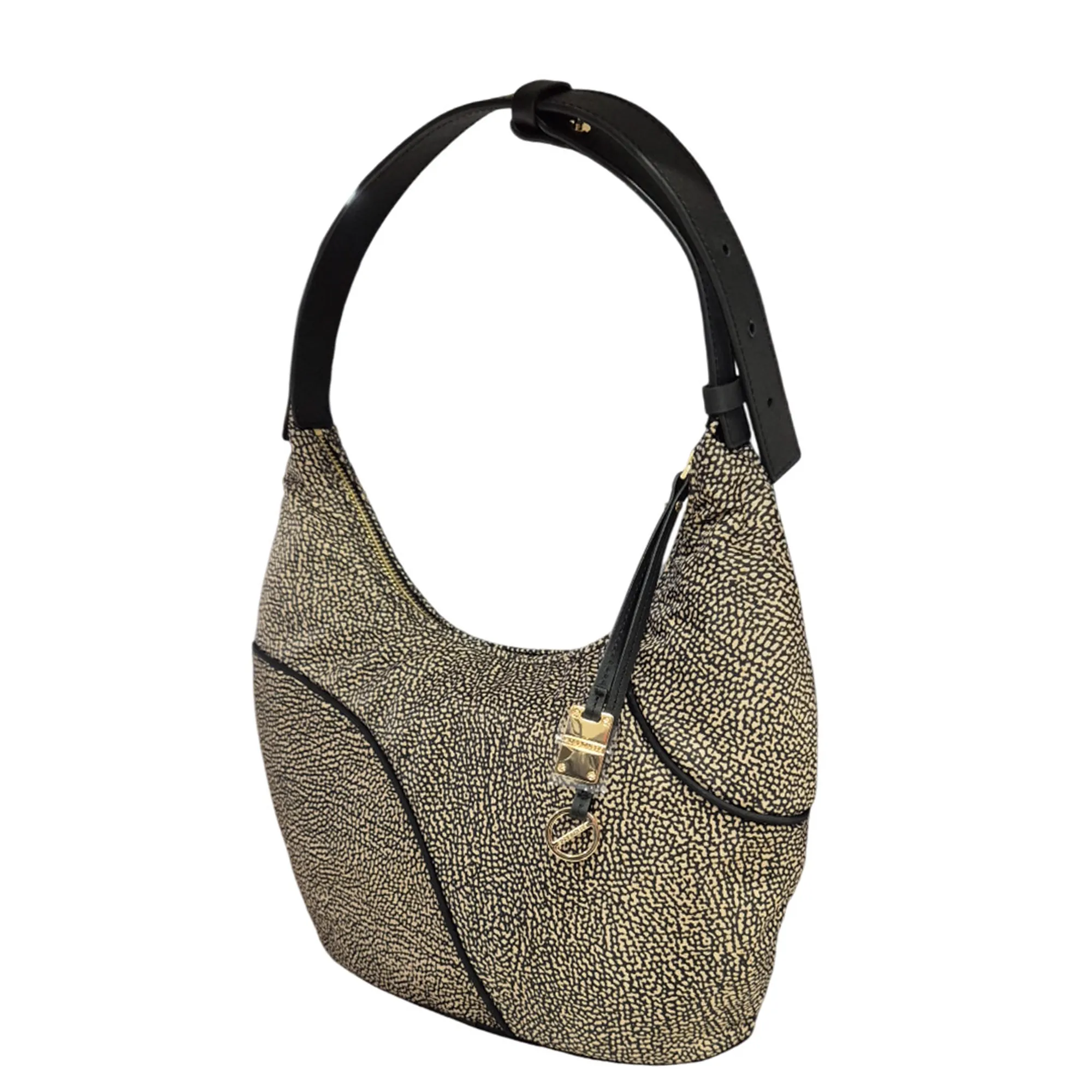 Borbonese B'Medium Hobo Bag' Natural 91010112Aj0X11 165943