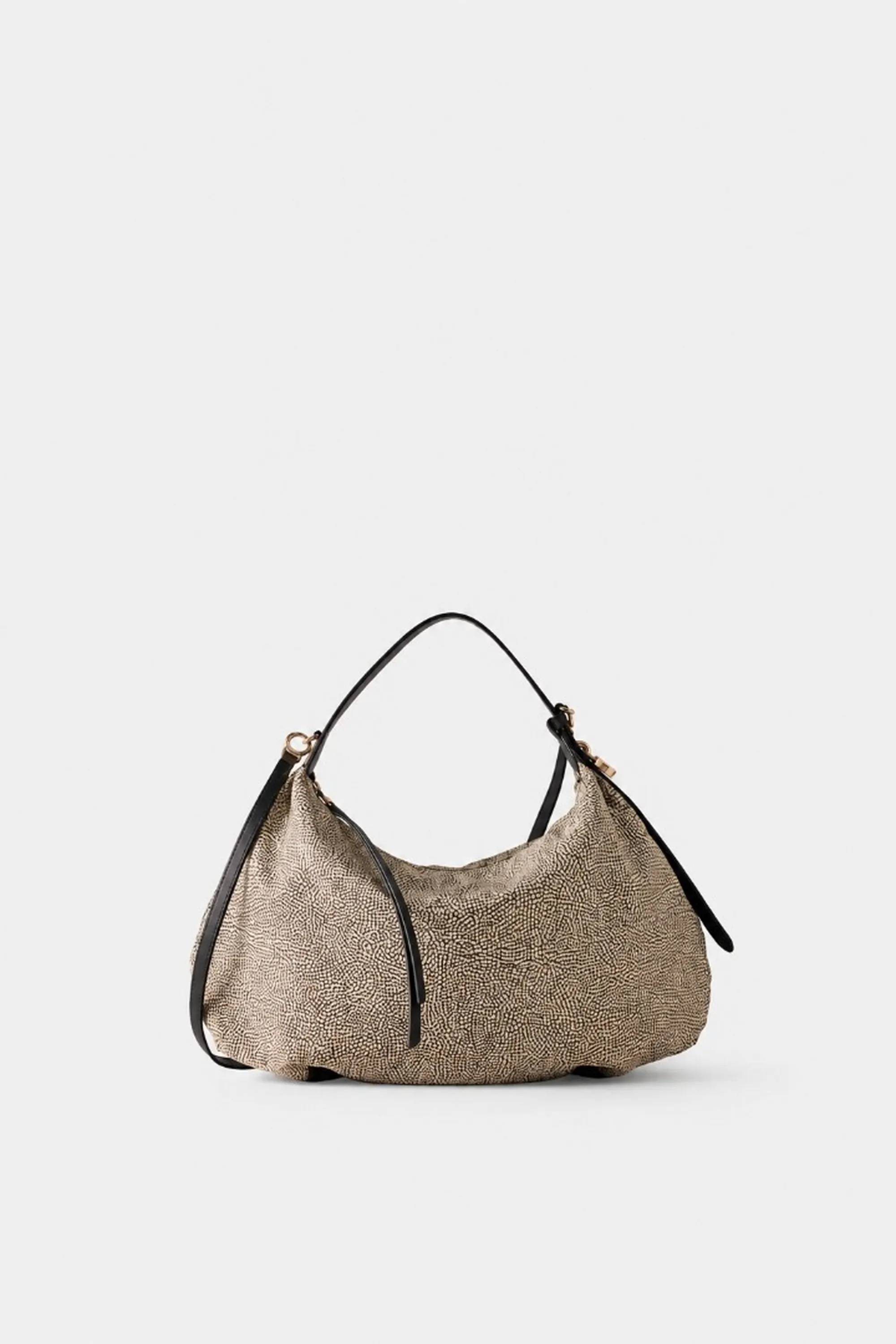 Borbonese B'Medium Hobo Bag' Natural 91010365Ah1X11 186859