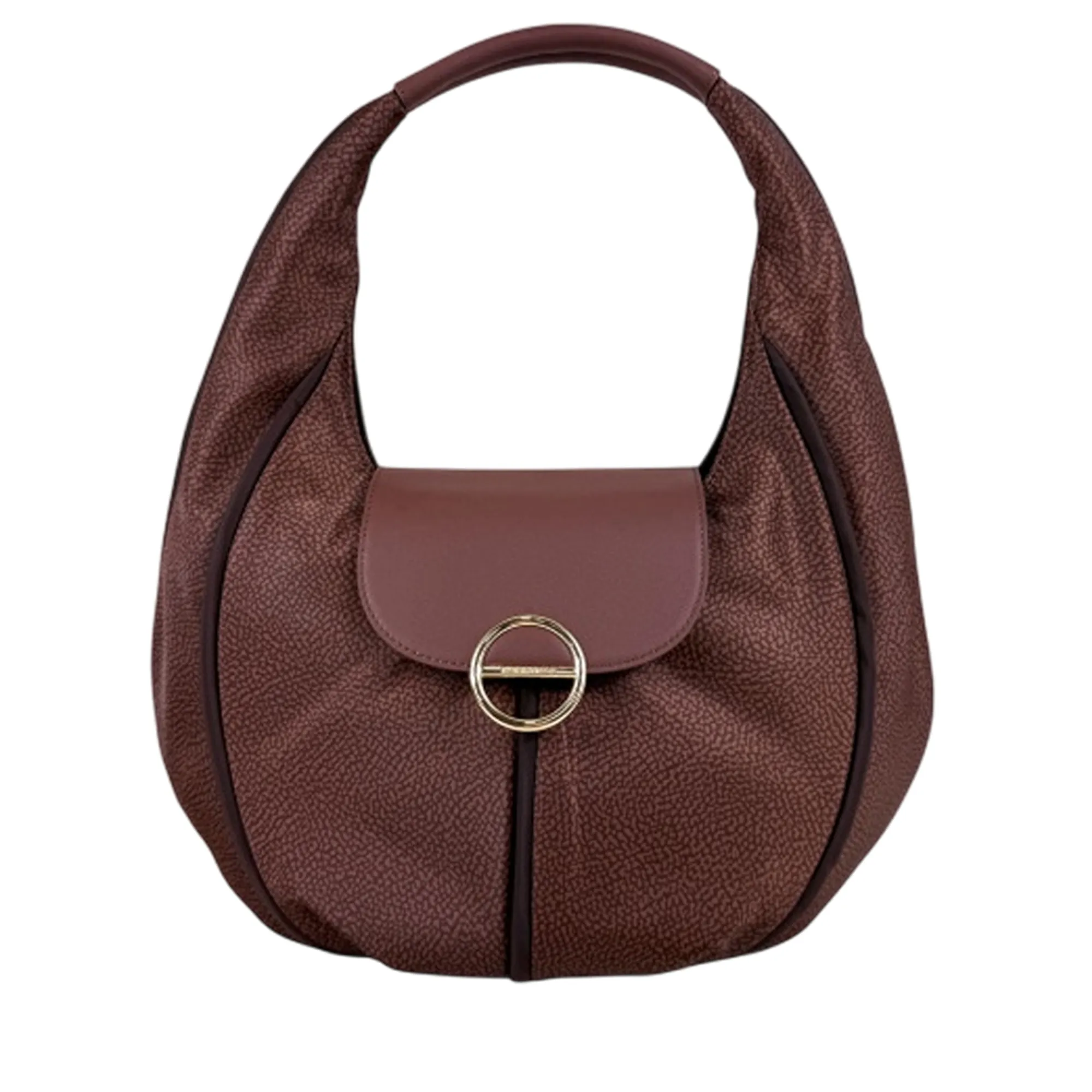 Borbonese B'Medium Hobo Bag' Hazelnut 91010120Aj0038 157419