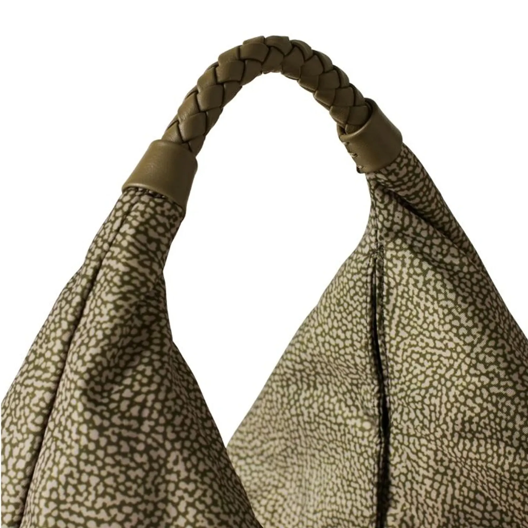 Borbonese B'Medium Hobo Bag' Olive 910102060195N41 170248