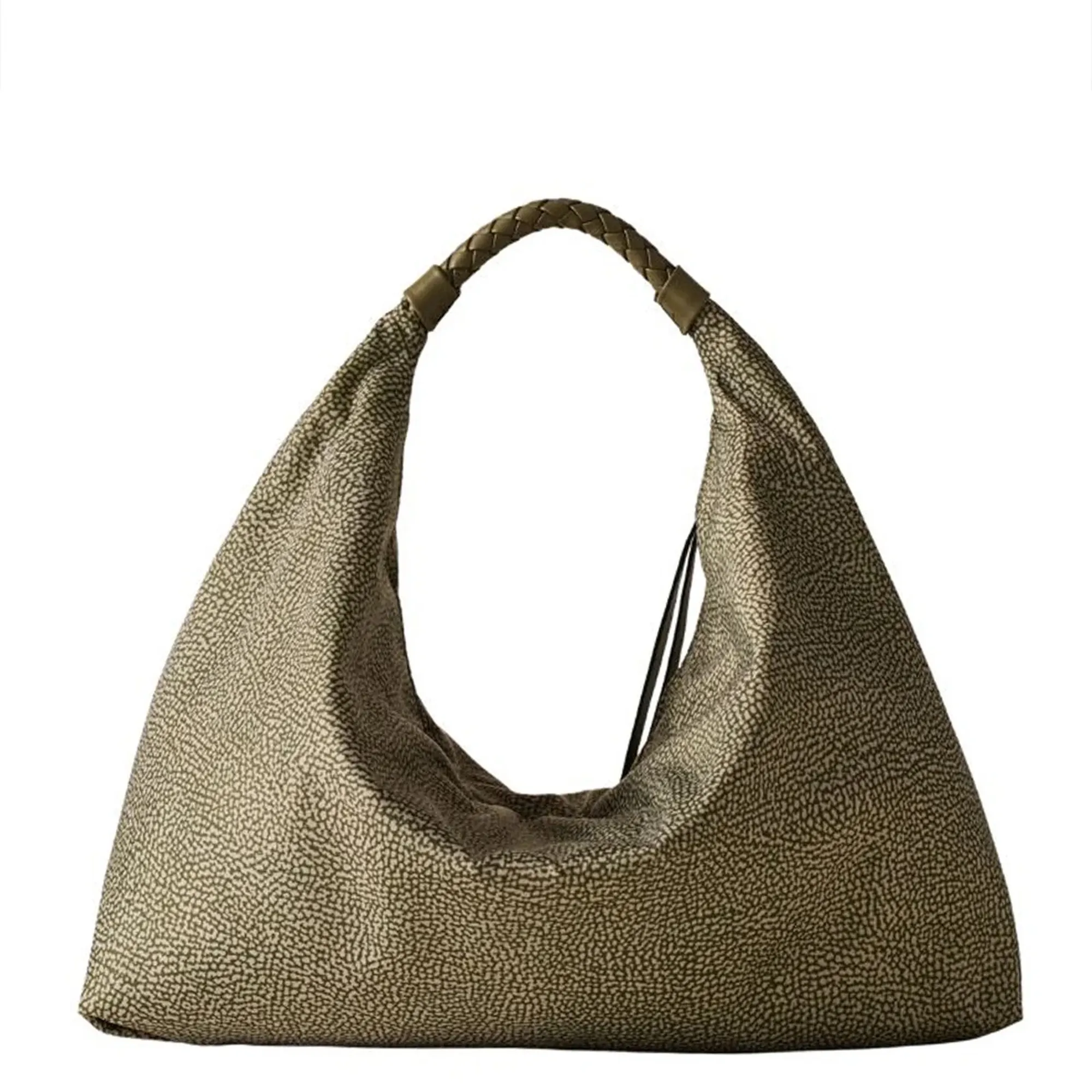 Borbonese B'Medium Hobo Bag' Olive 910102060195N41 170249