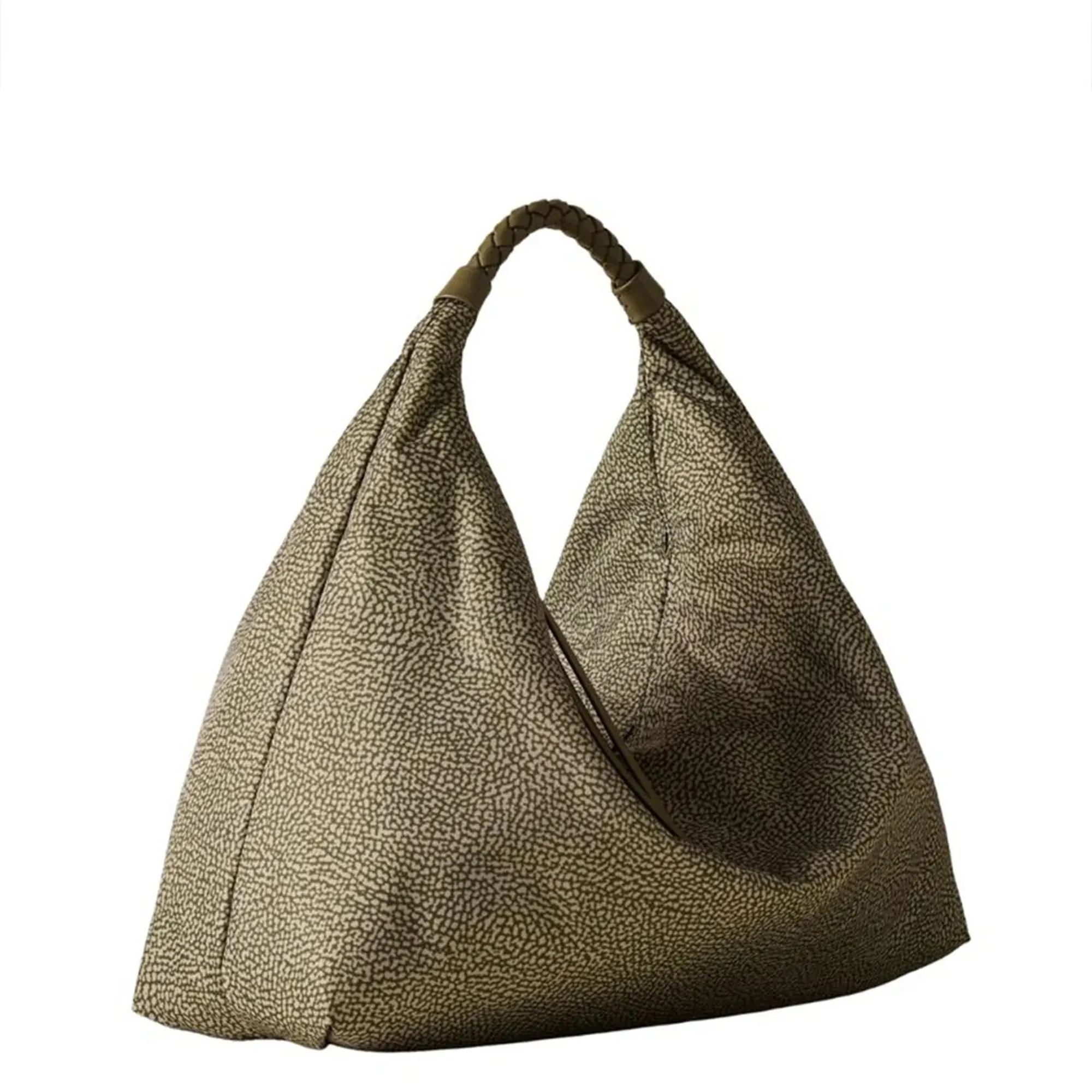 Borbonese B'Medium Hobo Bag' Olive 910102060195N41 170250